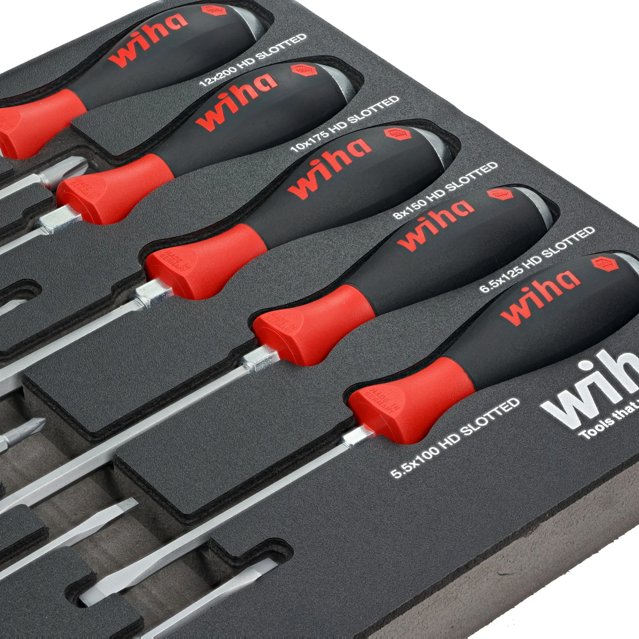 10 Piece SoftFinish XHeavy Duty Cushion Grip Screwdriver Tray Set - Image 5
