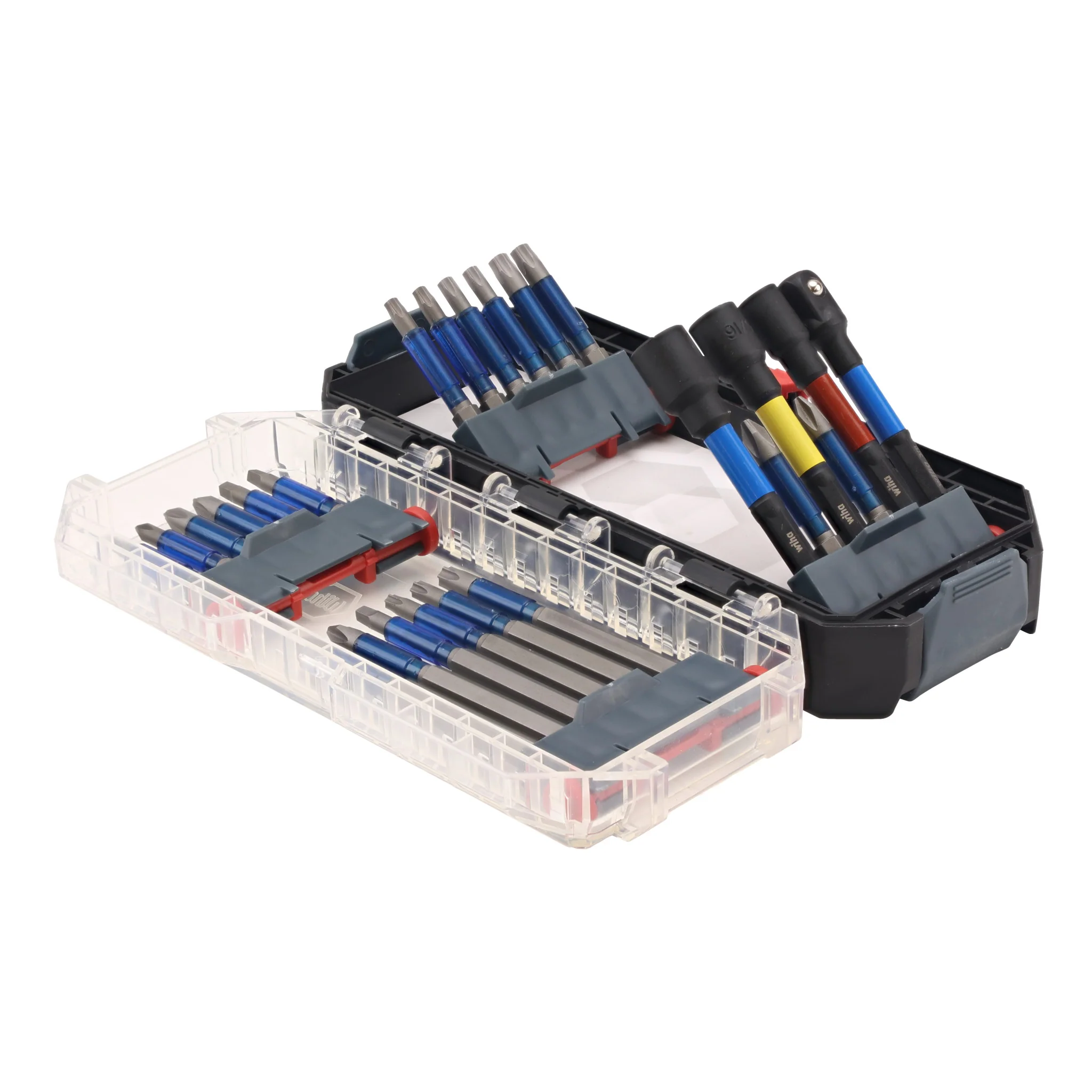 24 Piece GoStack TerminatorBlue Impact Bit Set with Nut Setters and Adapter - Image 4