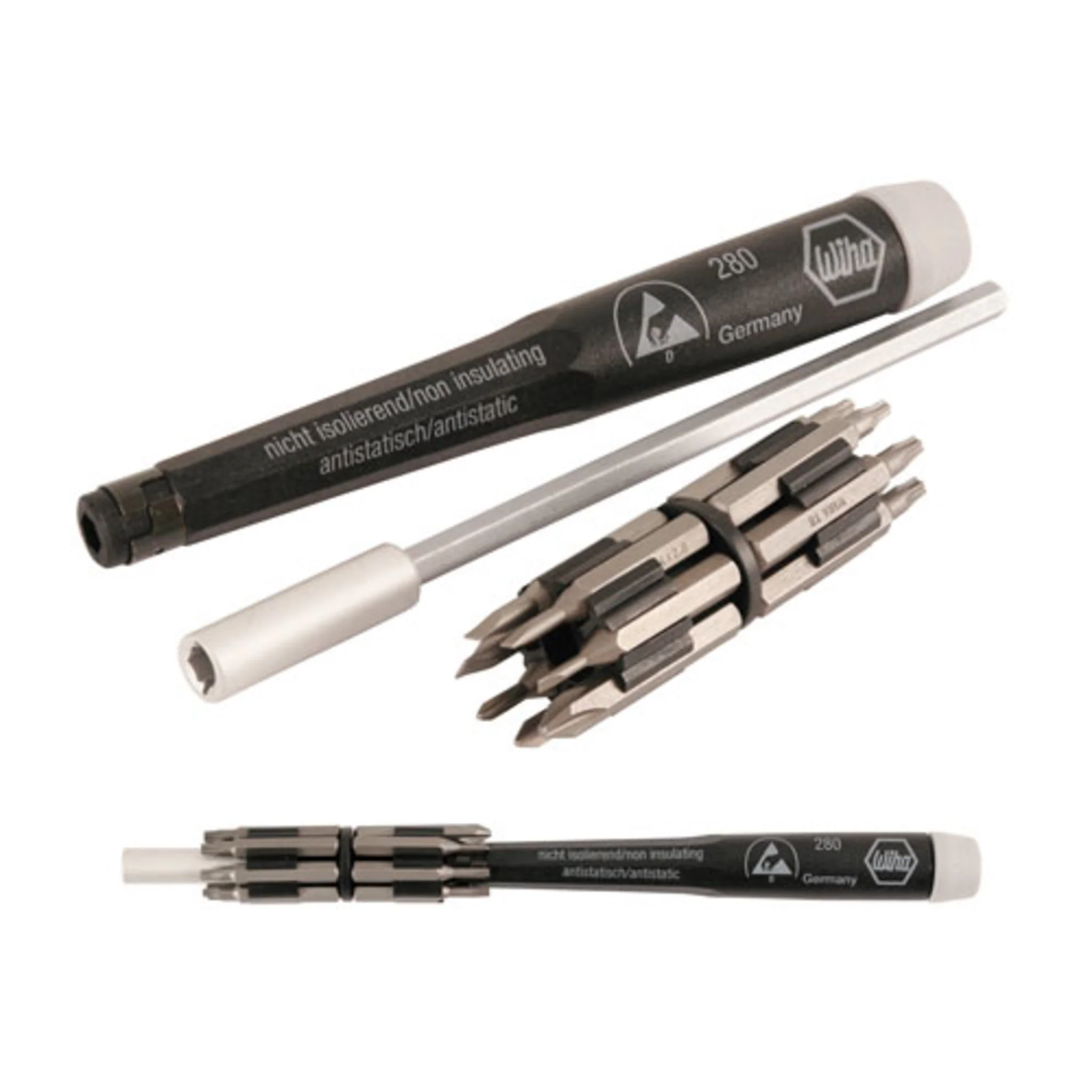 26 Piece ESD Safe PicoFinish Precision Screwdrivers Pliers and Bits Set with Heavy Duty Velcro Pouch - Image 4