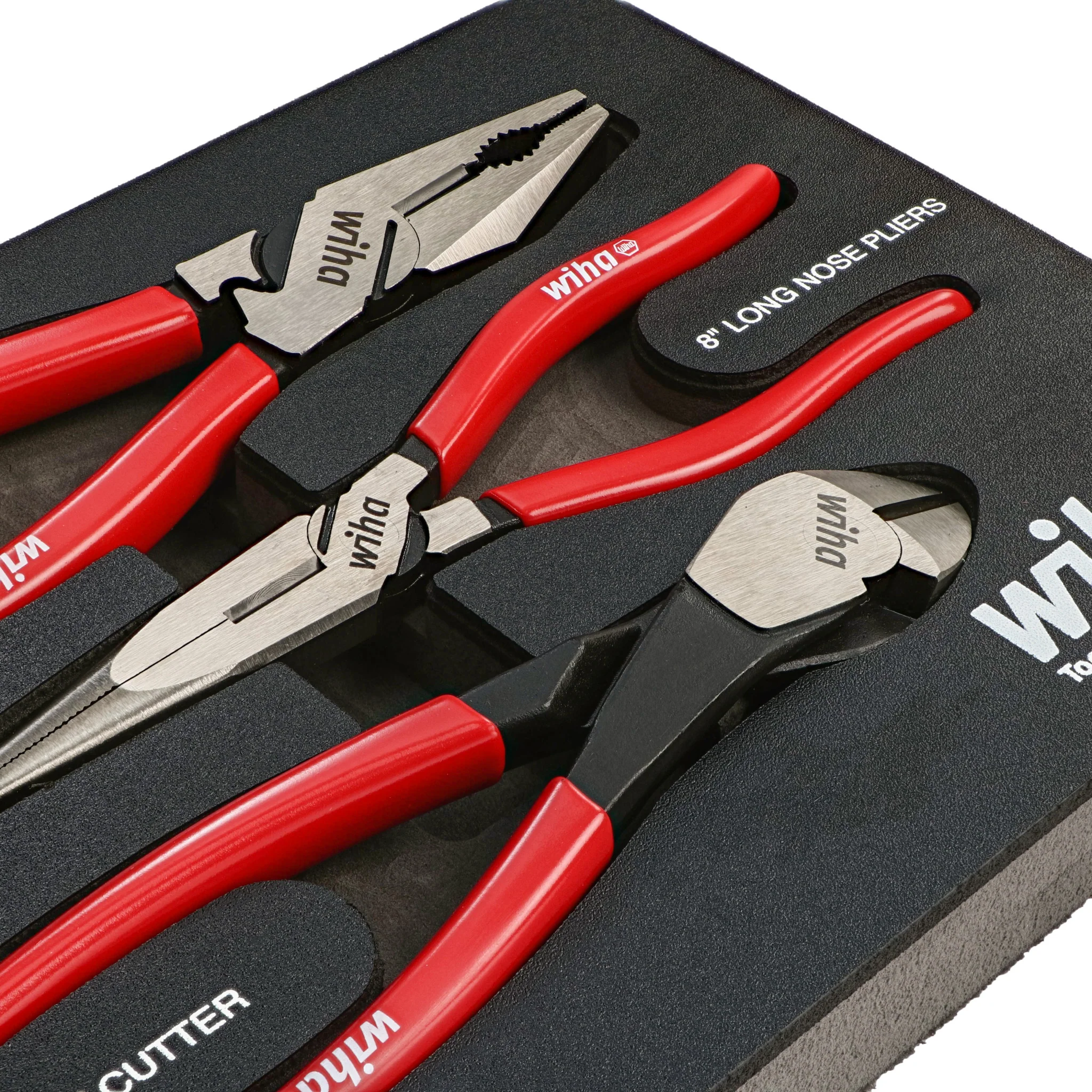3 Piece Classic Grip Pliers and Cutters Tray Set - Image 3