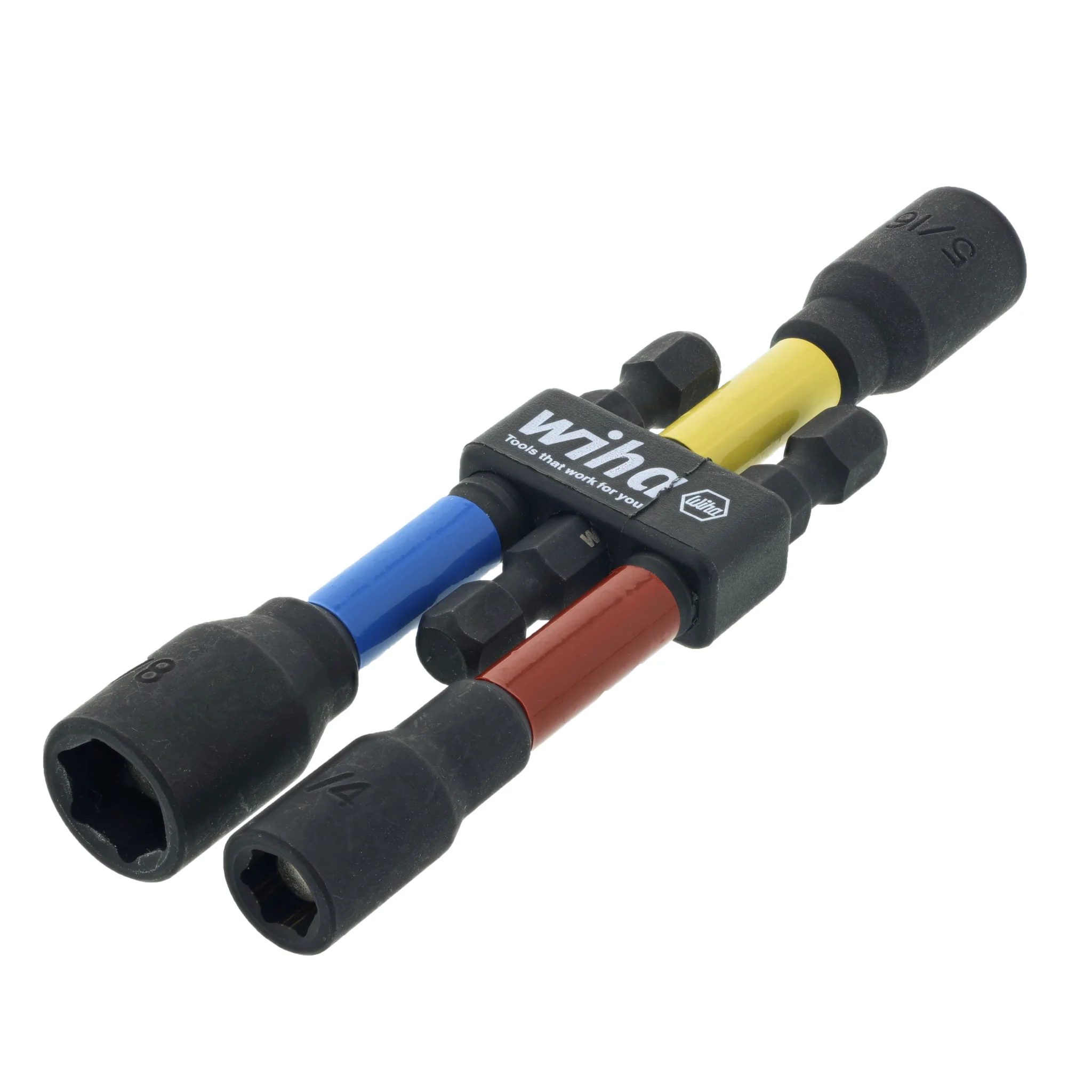 3 Piece Color Coded Magnetic Nut Setter SAE Set 3" - Image 4