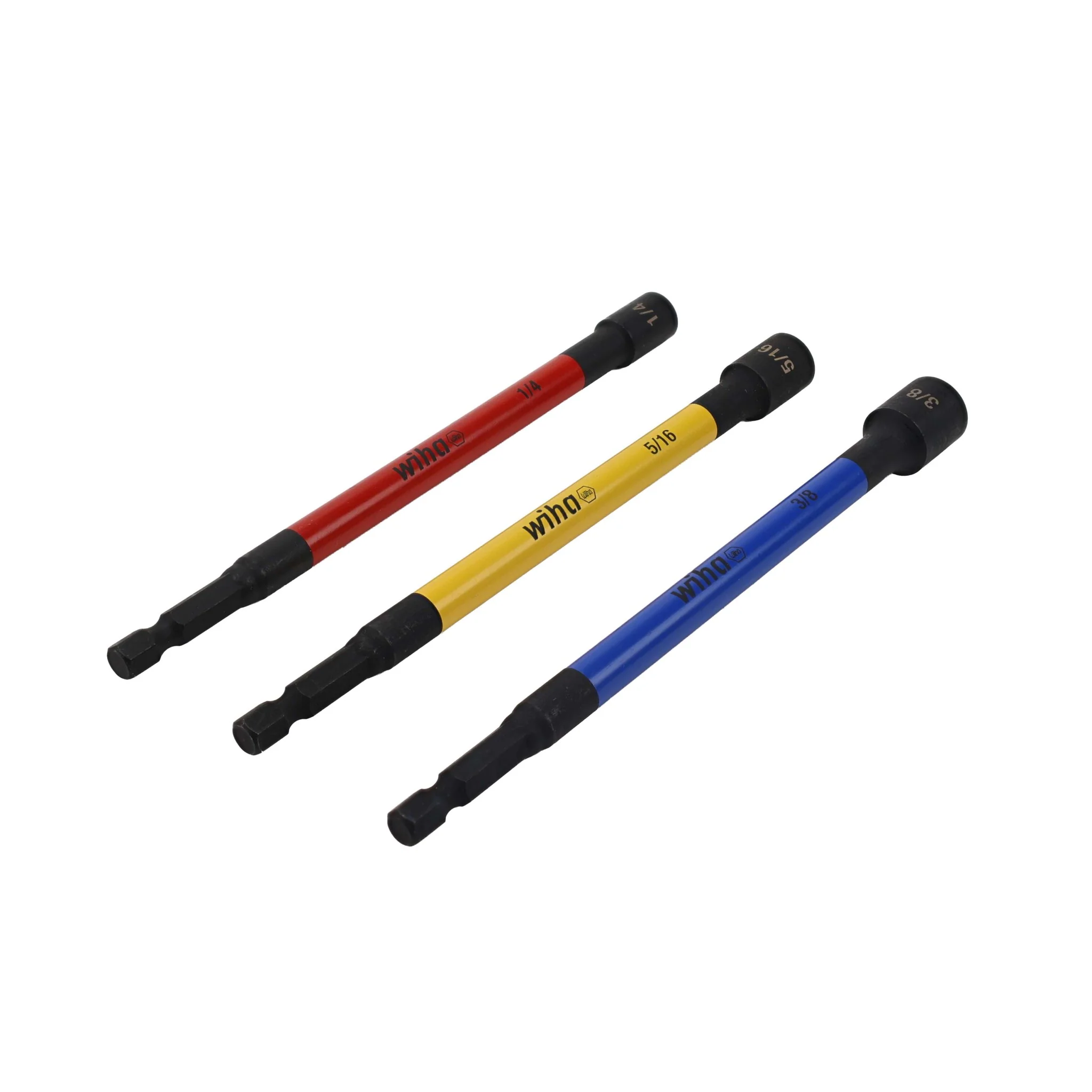 3 Piece Color Coded Magnetic Nut Setter SAE Set - Image 3
