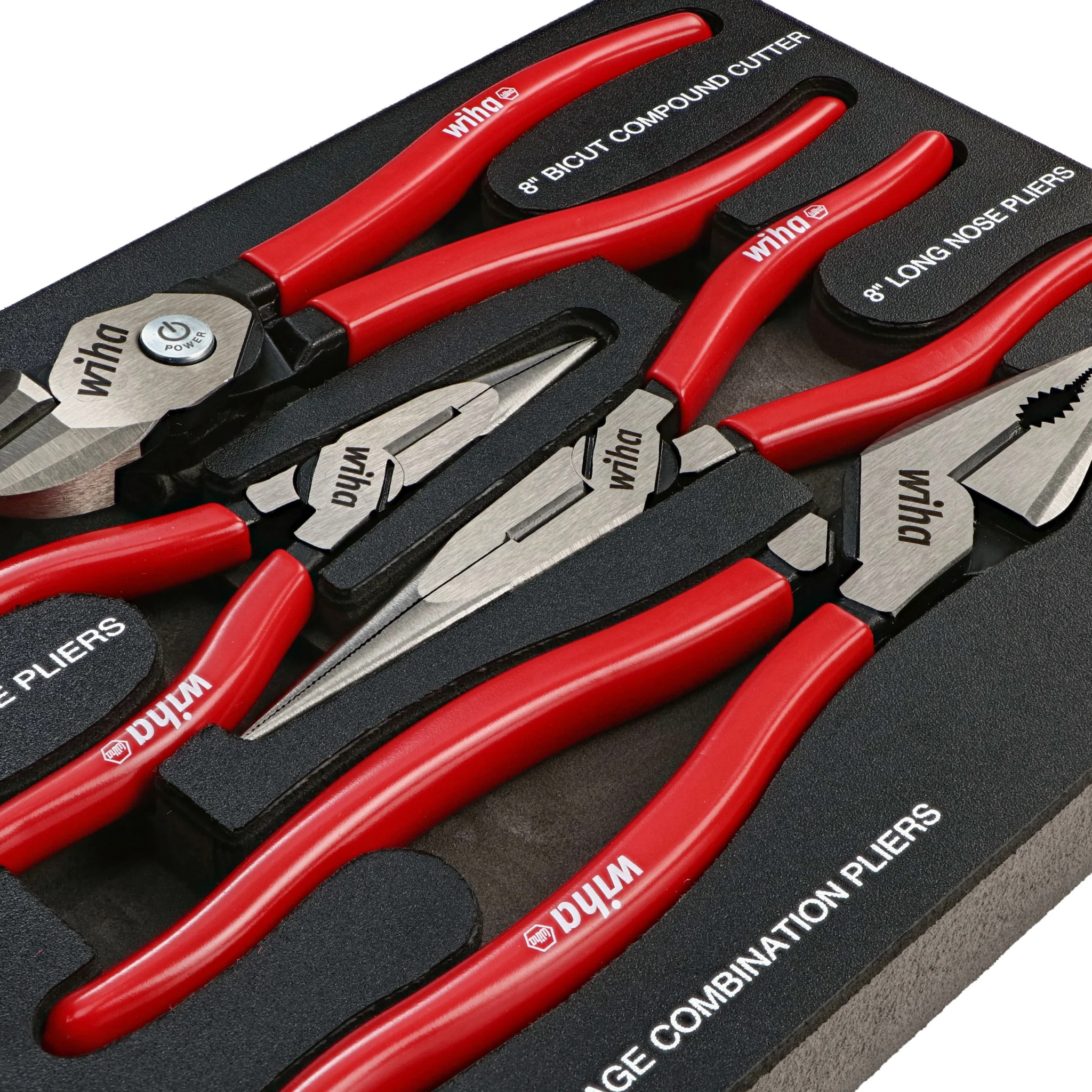 4 Piece Classic Grip Pliers and Cutters Tray Set - Image 3