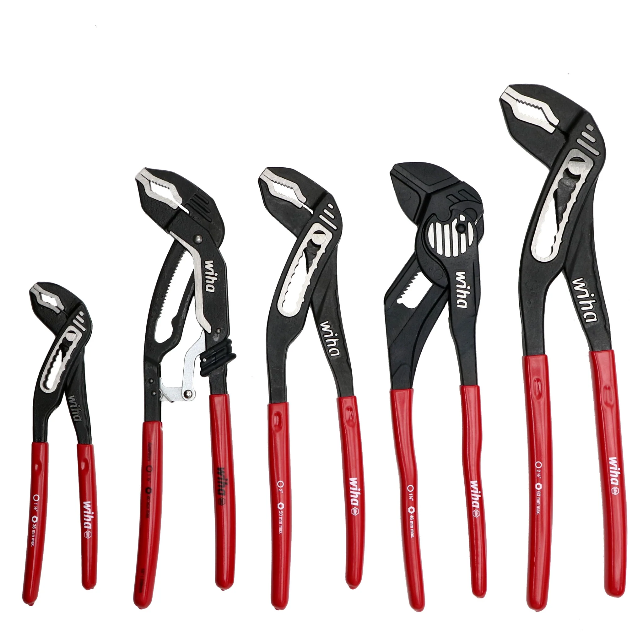 5 Piece Classic Grip V-Jaw Tongue and Groove Pliers Tray Set - Image 4