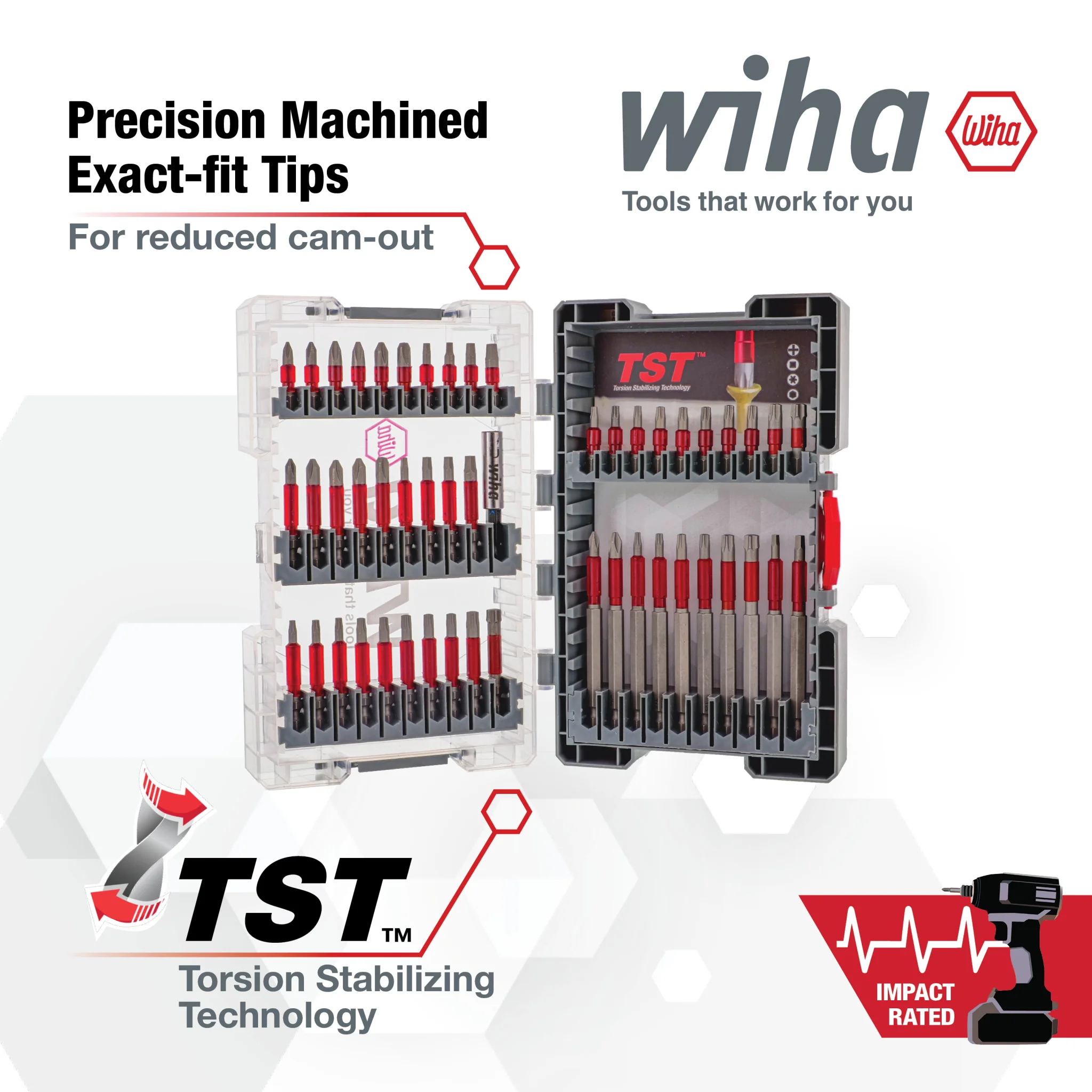50 Piece MaxxTor Impact Bit Set - Image 2