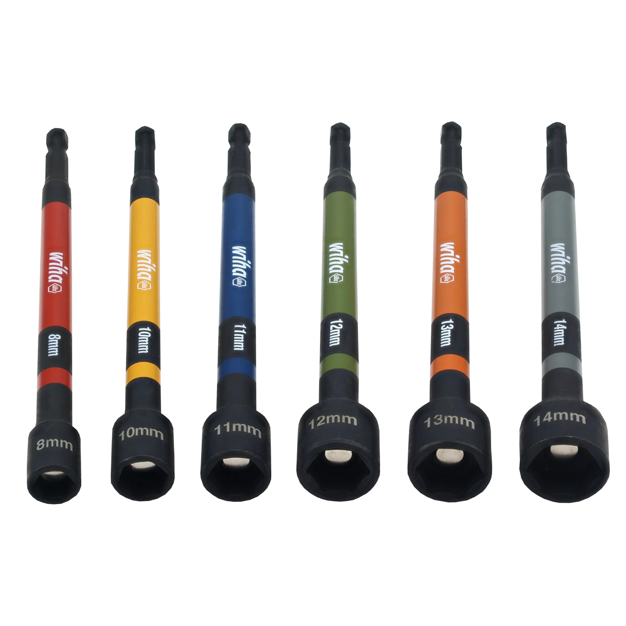 6 Piece Color Coded Magnetic Nut Setter Metric Set - Image 6