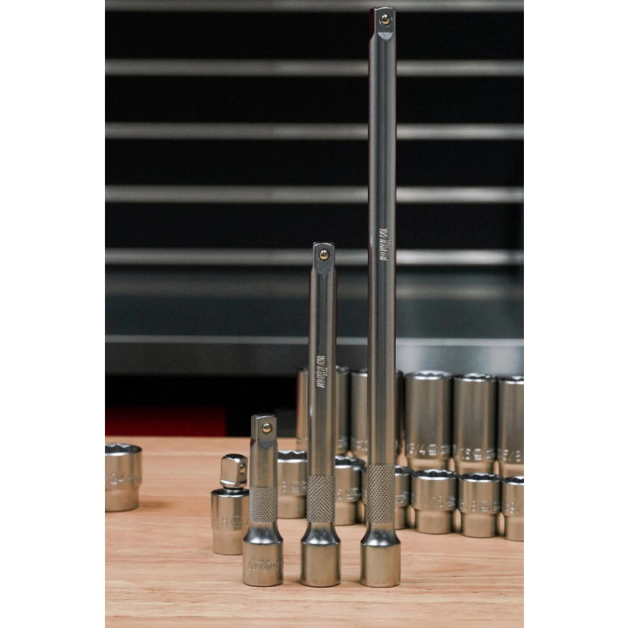 63-Piece 3/8” Drive MM and SAE Socket Set - Image 4