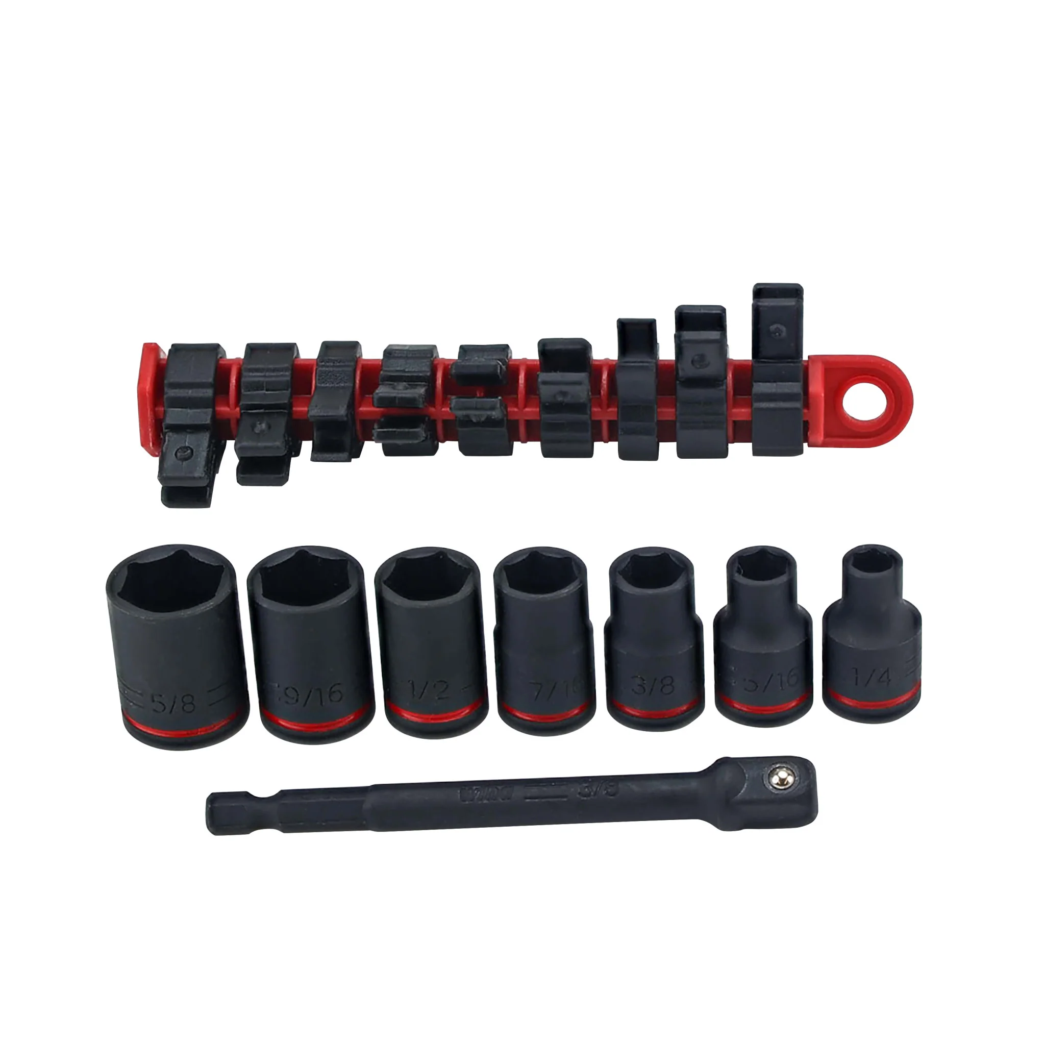 8 Piece 3/8" Drive SAE Impact Socket Set - Image 7