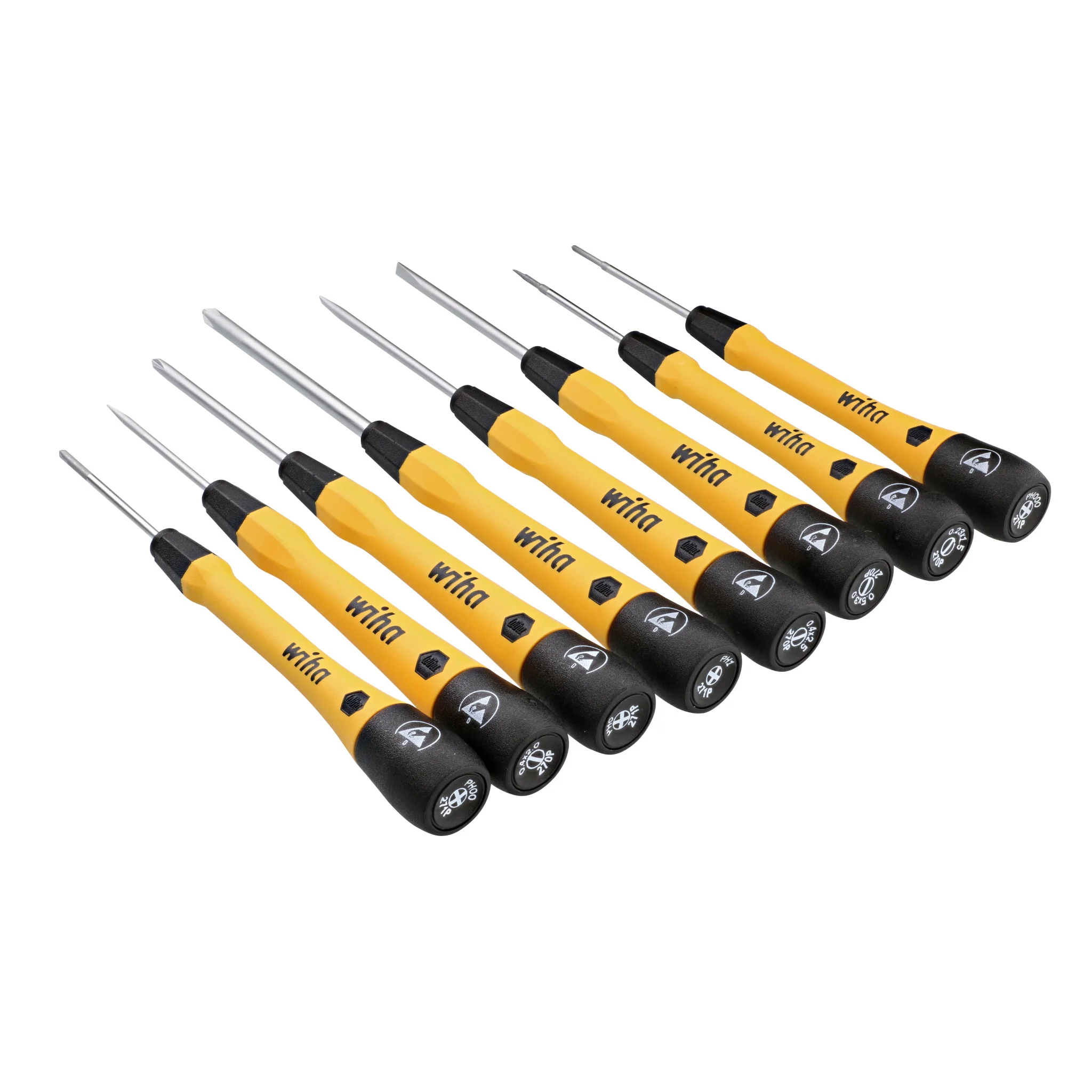 8 Piece ESD Safe Picofinish Precision Screwdriver Set in Pouch - Image 6