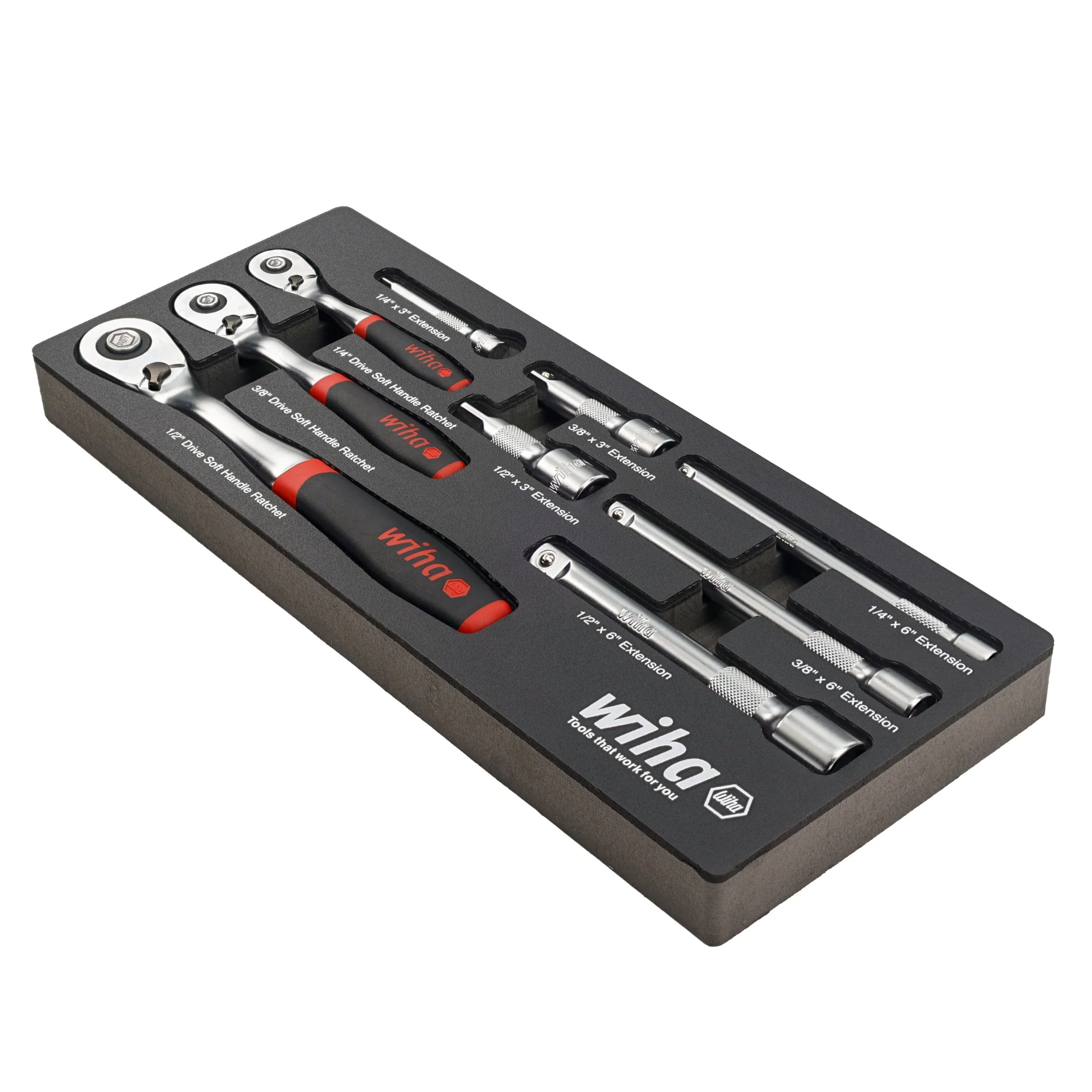 9 Piece SoftFinish Ratchet Tray Set - Image 4