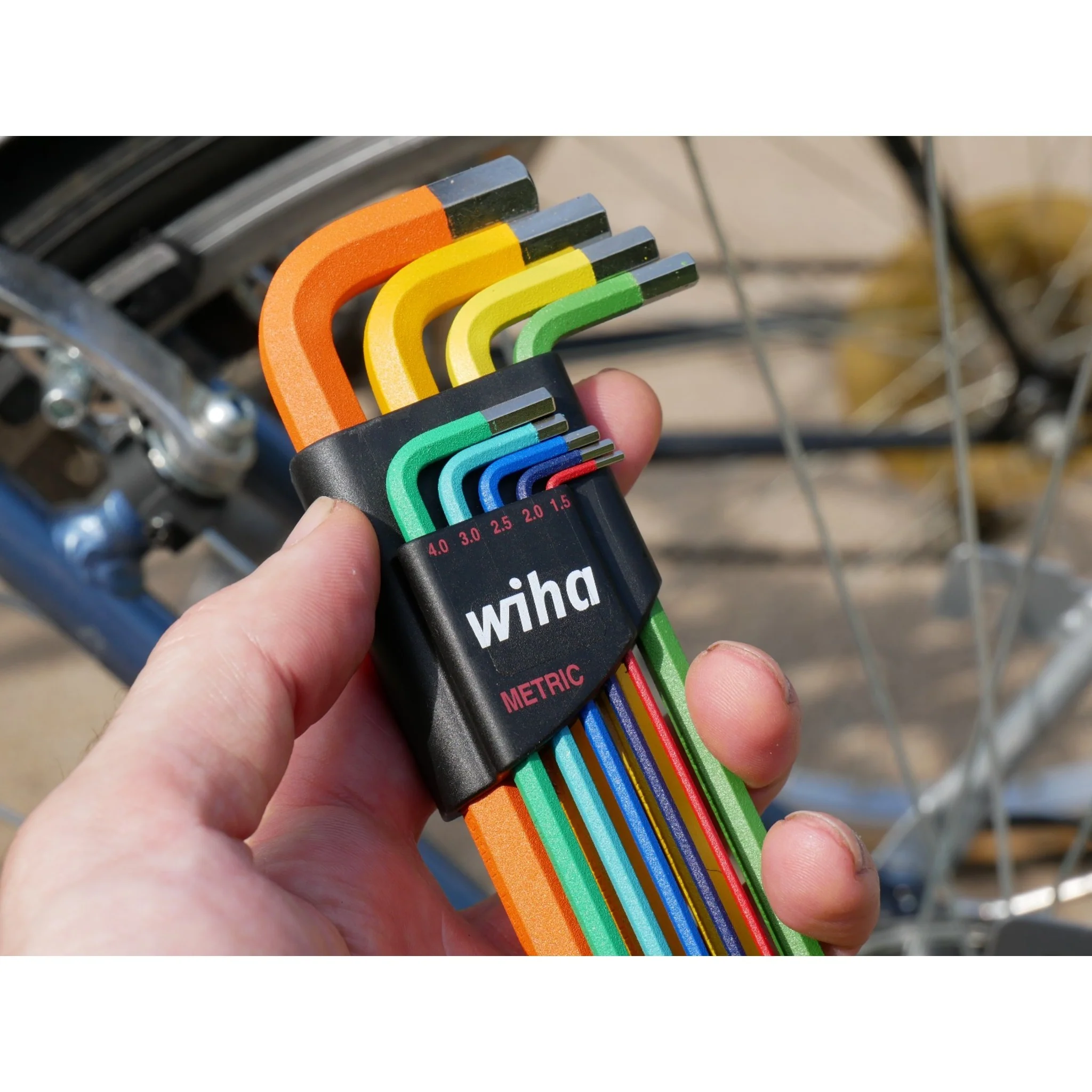 9 Piece Ball End Color Coded Hex L-Key Set - Metric - Image 10