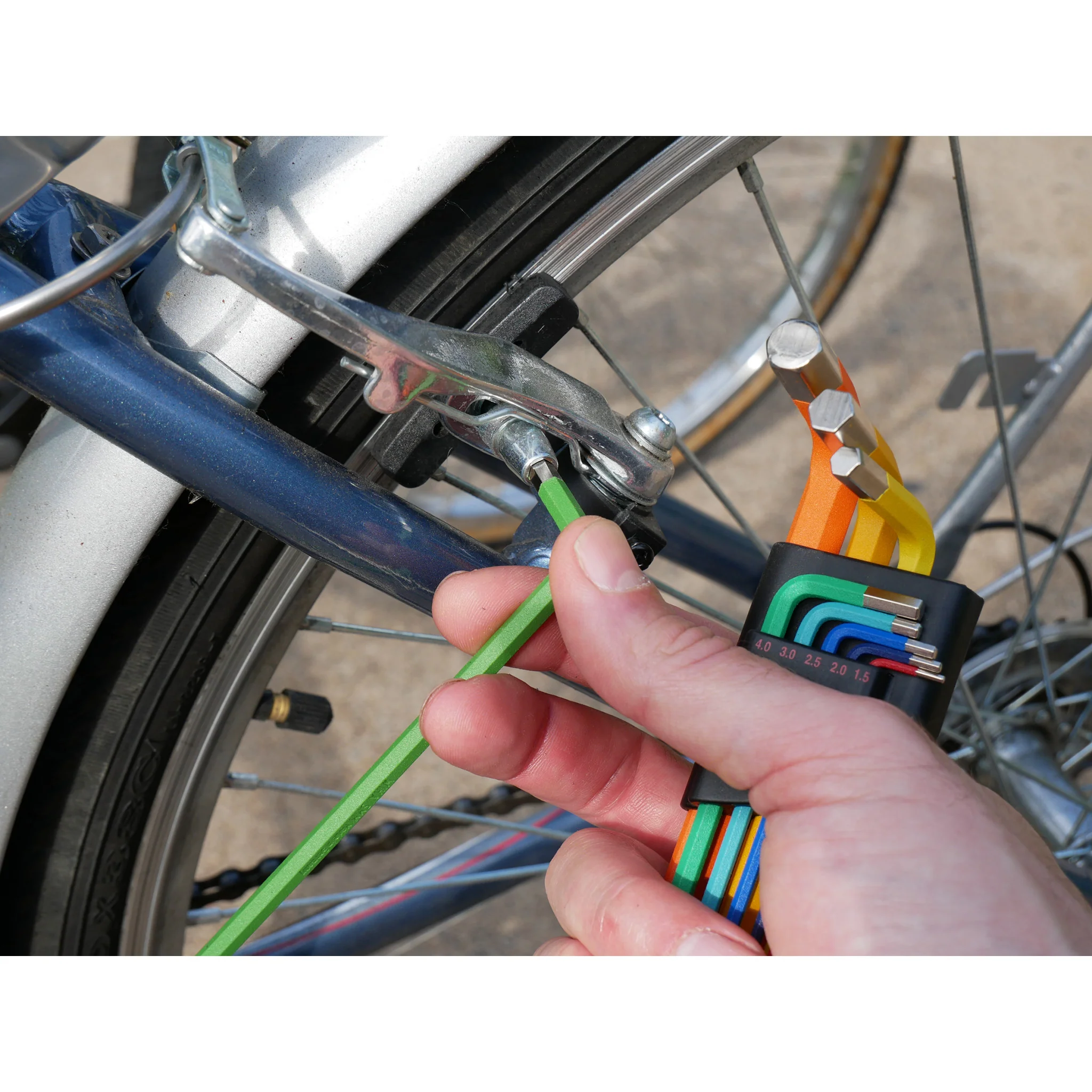 9 Piece Ball End Color Coded Hex L-Key Set - Metric - Image 13