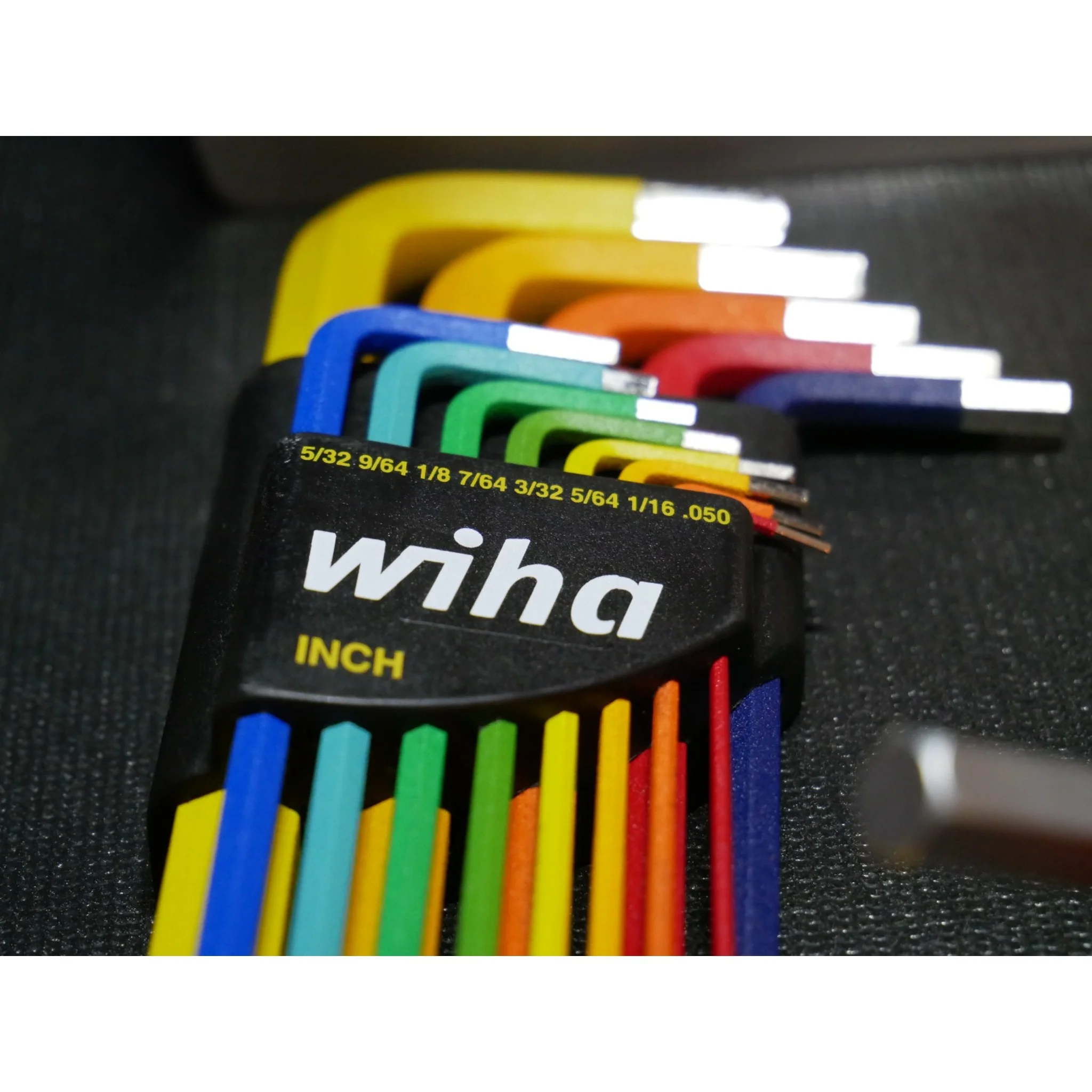 13 Piece Ball End Color Coded Hex L-Key Set - Inch - Image 12