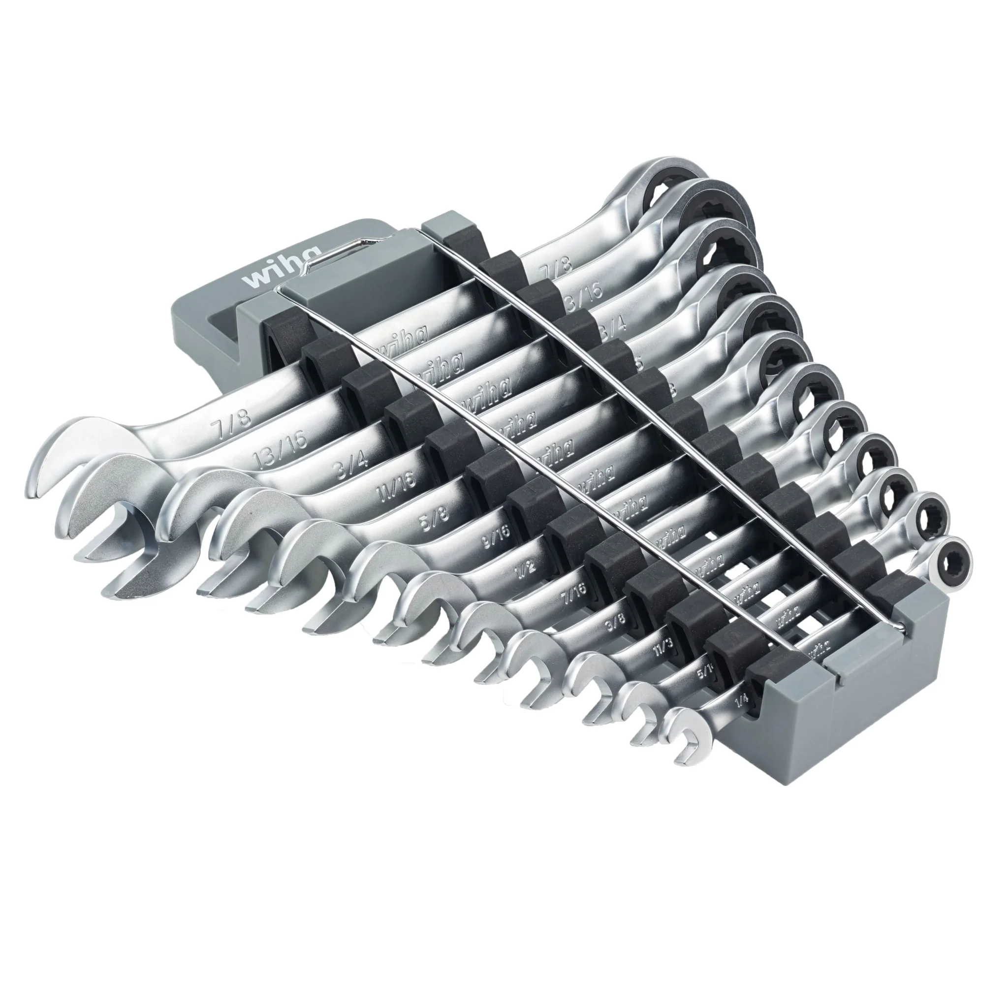 12 Piece Combination Ratchet Wrench Set - SAE - Image 2