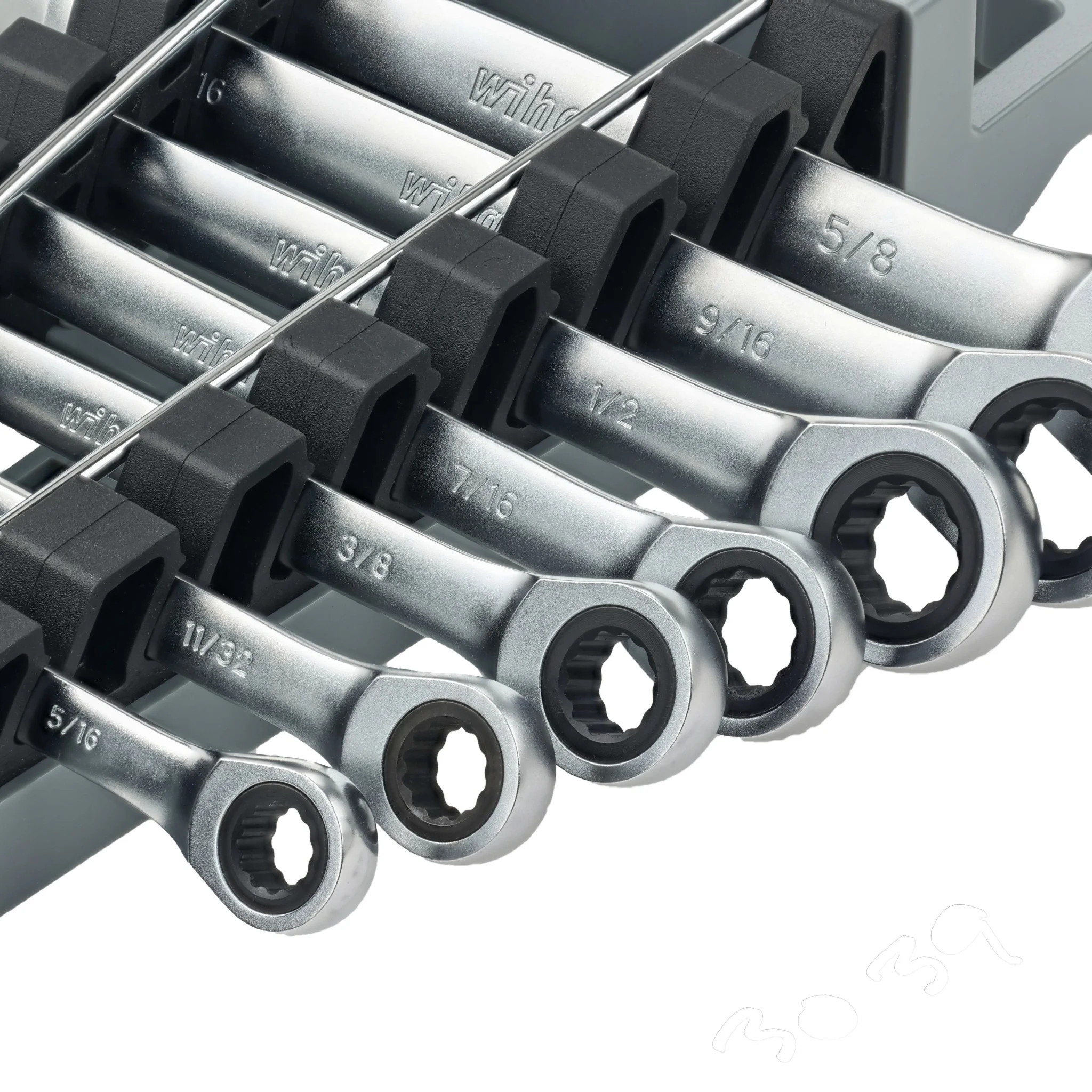 7 Piece Combination Ratchet Wrench Set - SAE - Image 3