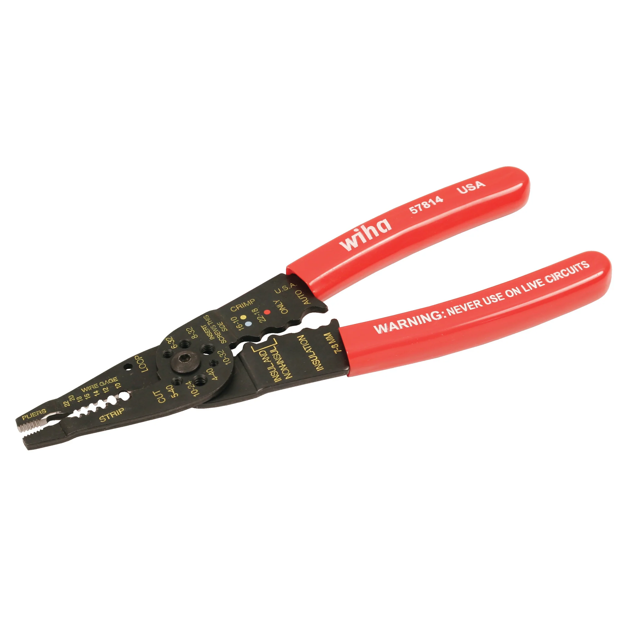 Classic Grip Wire Combination Strippers/Crimpers 8.25" - Image 2