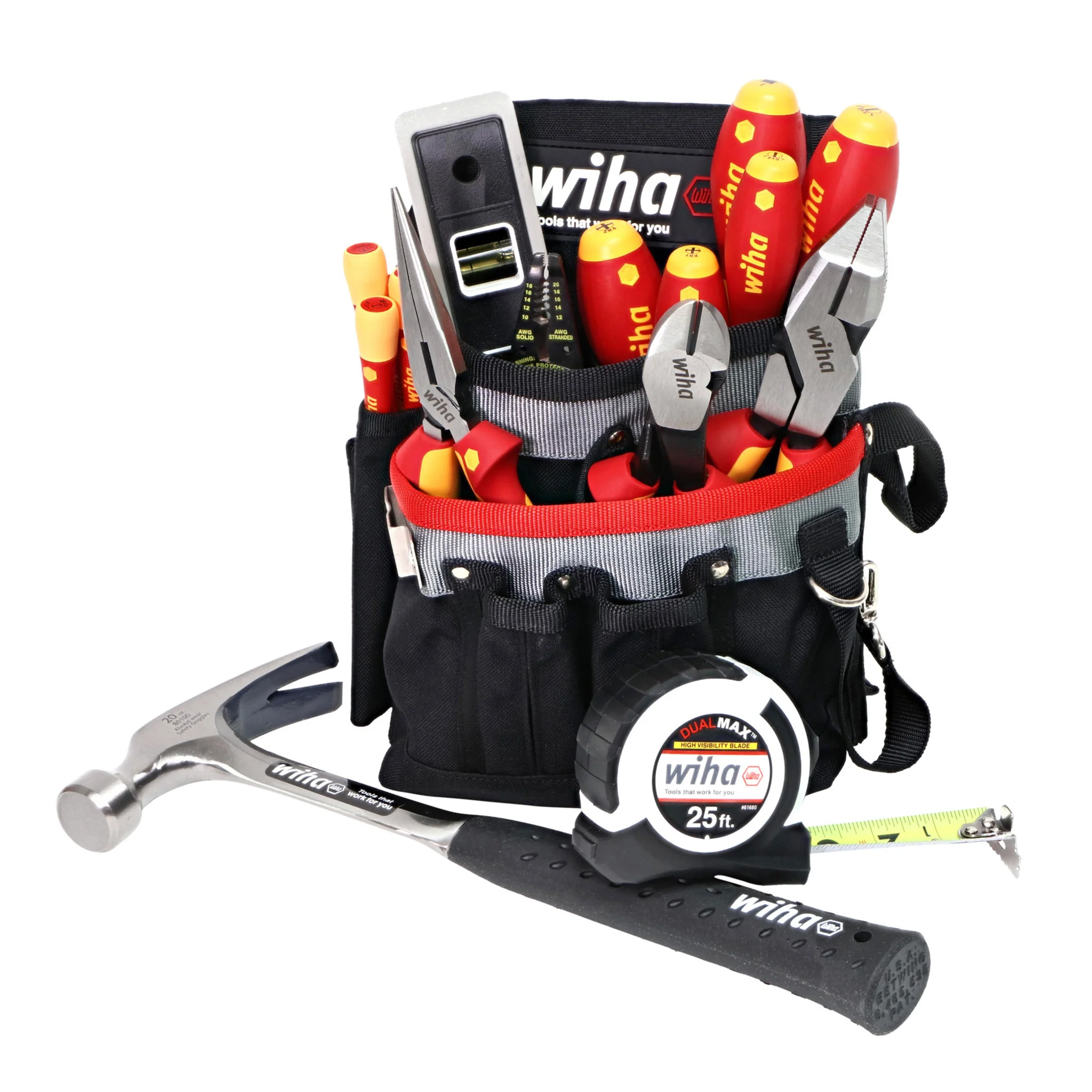 16 Piece Insulated Apprentice Electrician's Tool Kit - Image 4