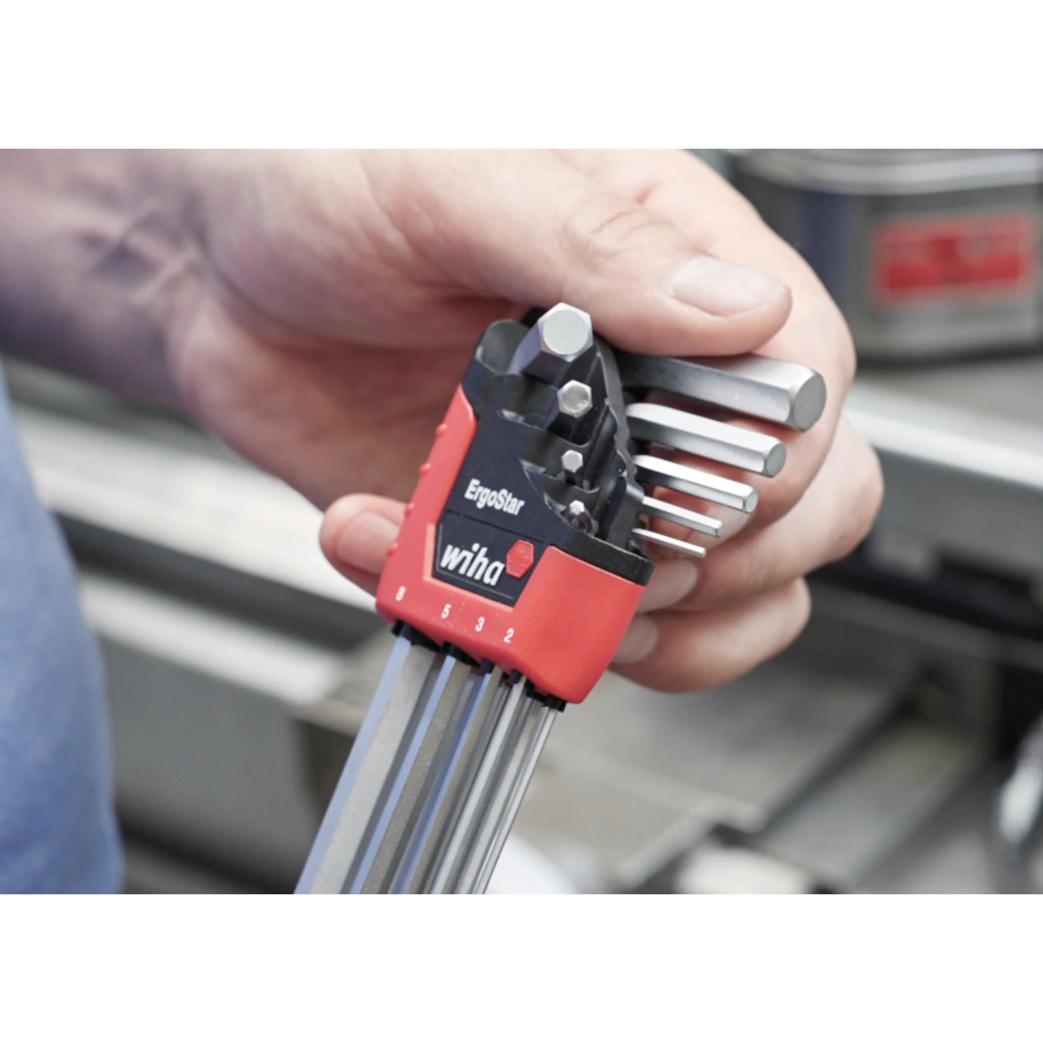 22 Piece ErgoStar Ball End Hex L-Key Set - Inch, Metric - Image 8