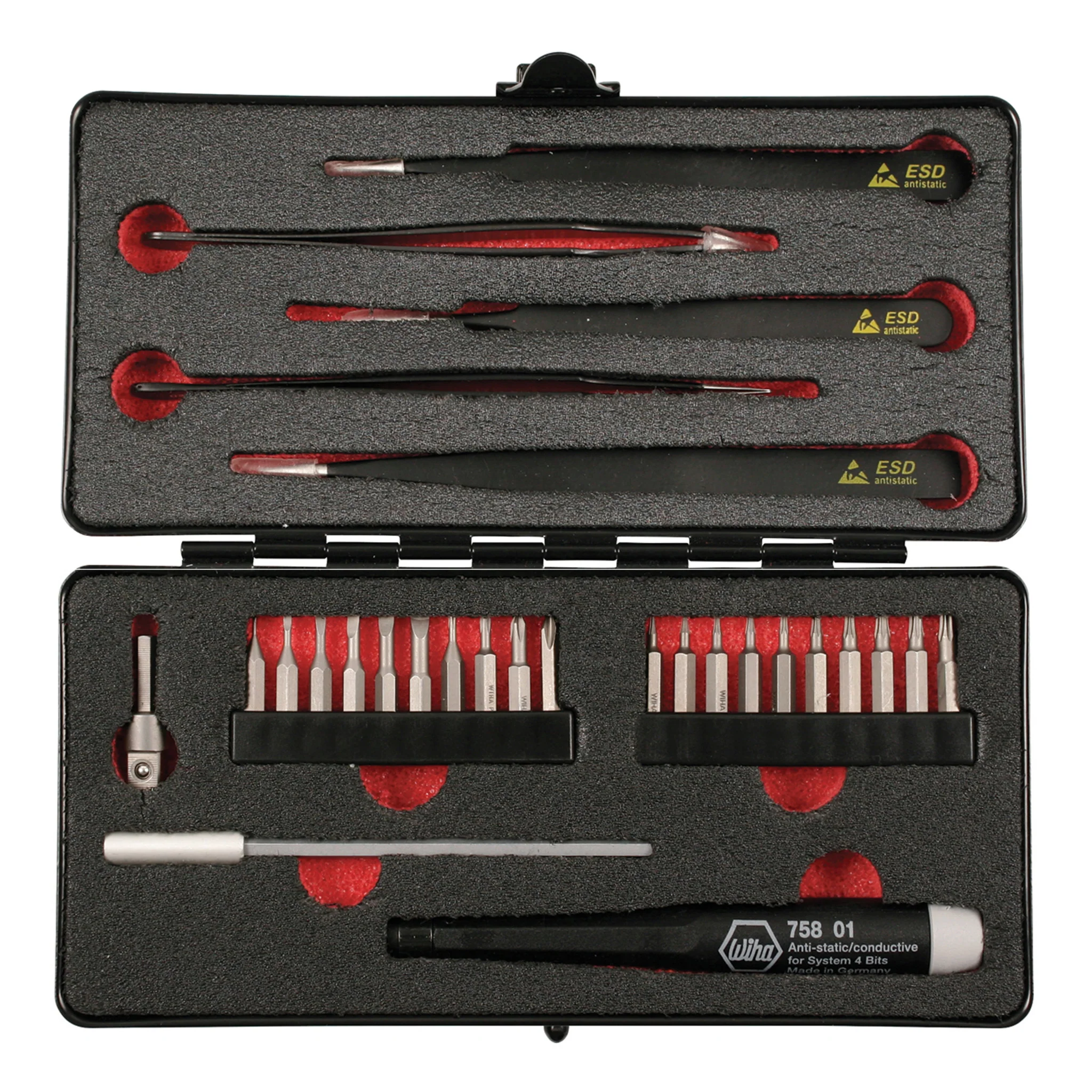 28 Piece System 4 ESD Safe MicroBits and Tweezer Set - Image 3