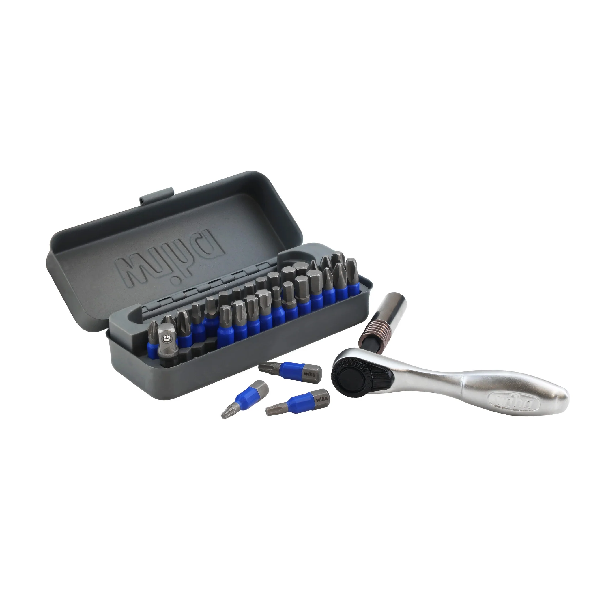 32 Piece GoBox TerminatorBlue Impact Bit Set with Mini Ratchet - Image 5
