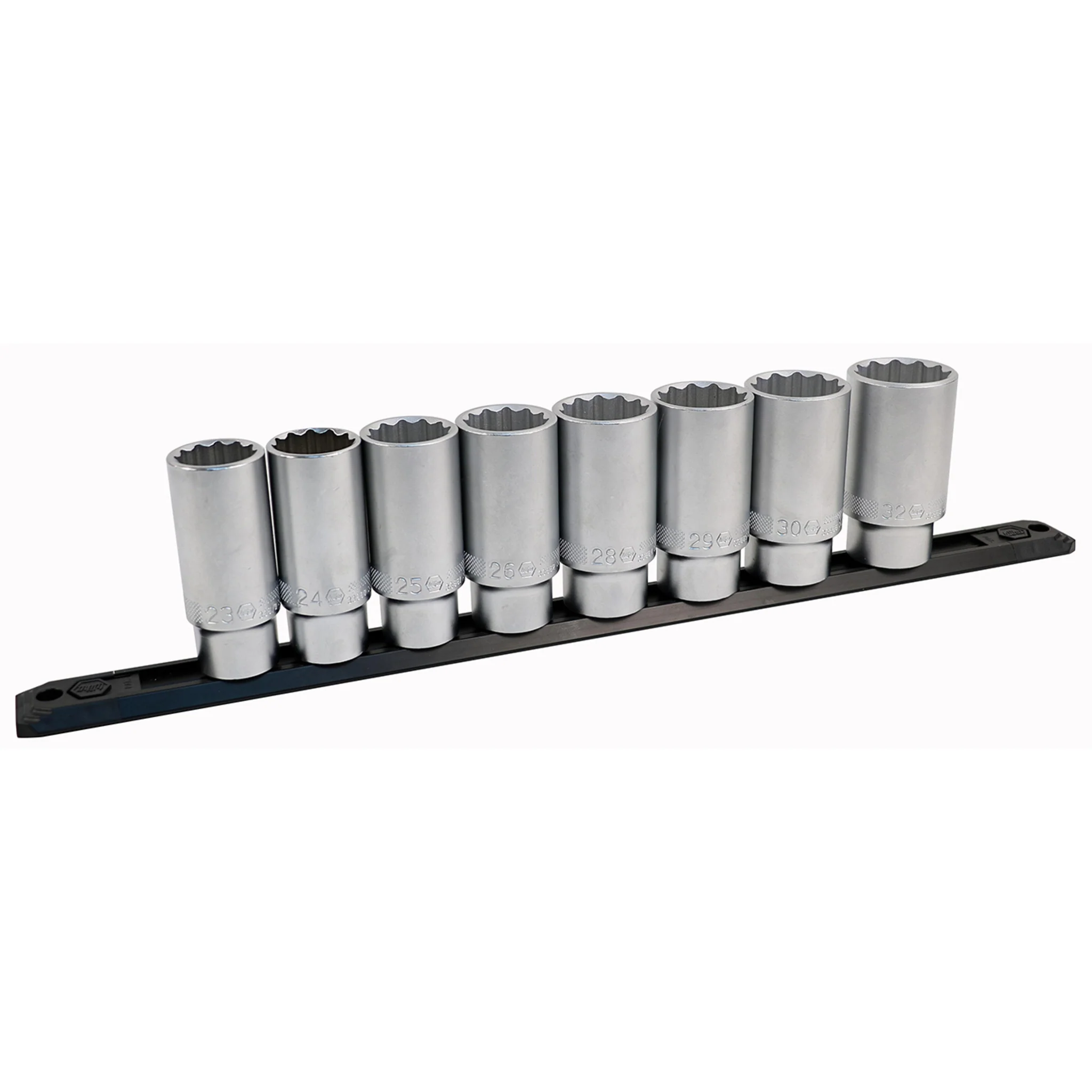 25 Piece 1/2" Drive Deep Socket Set - Metric - Image 3