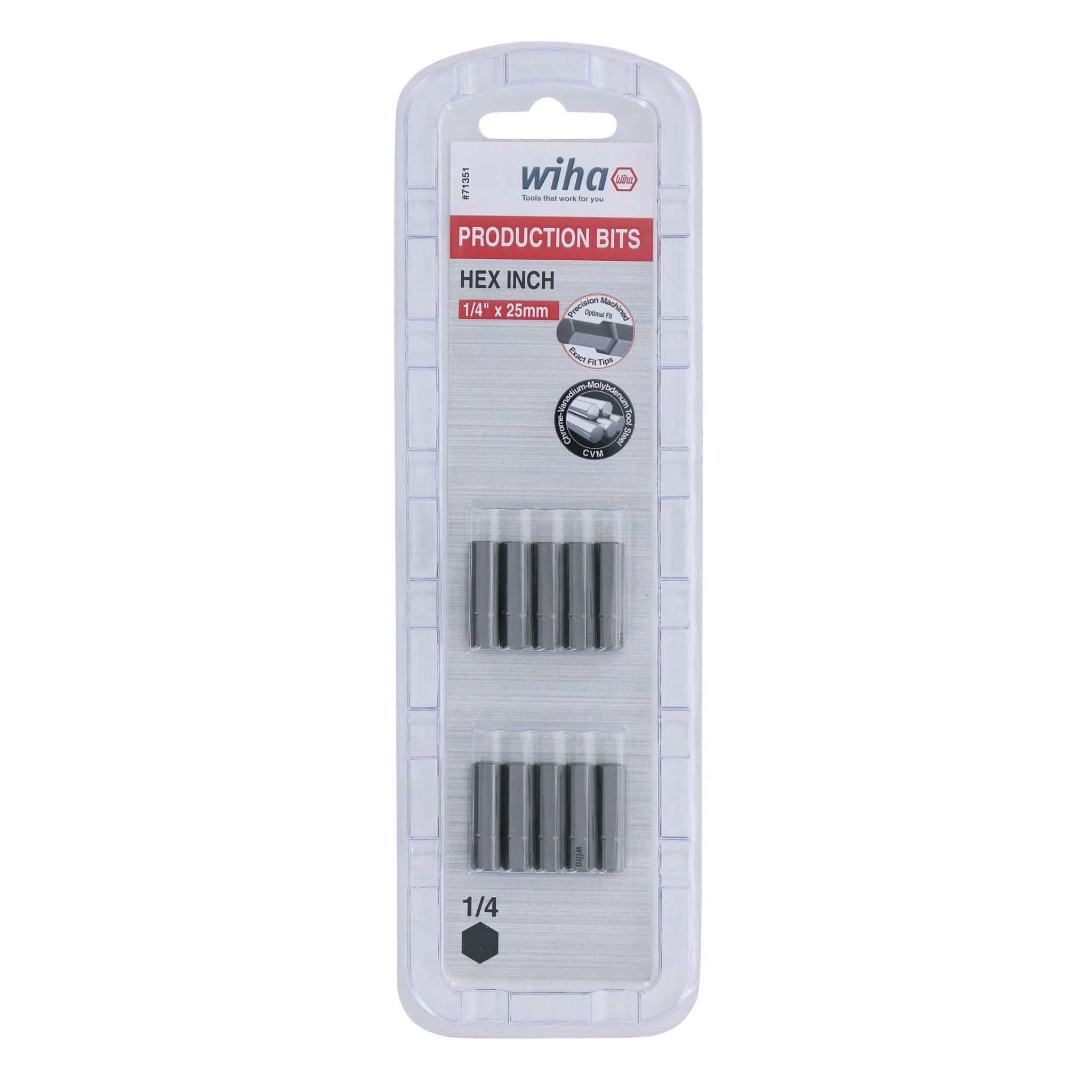Hex Bit 1/4 - 25mm - 10 Pack - Image 2