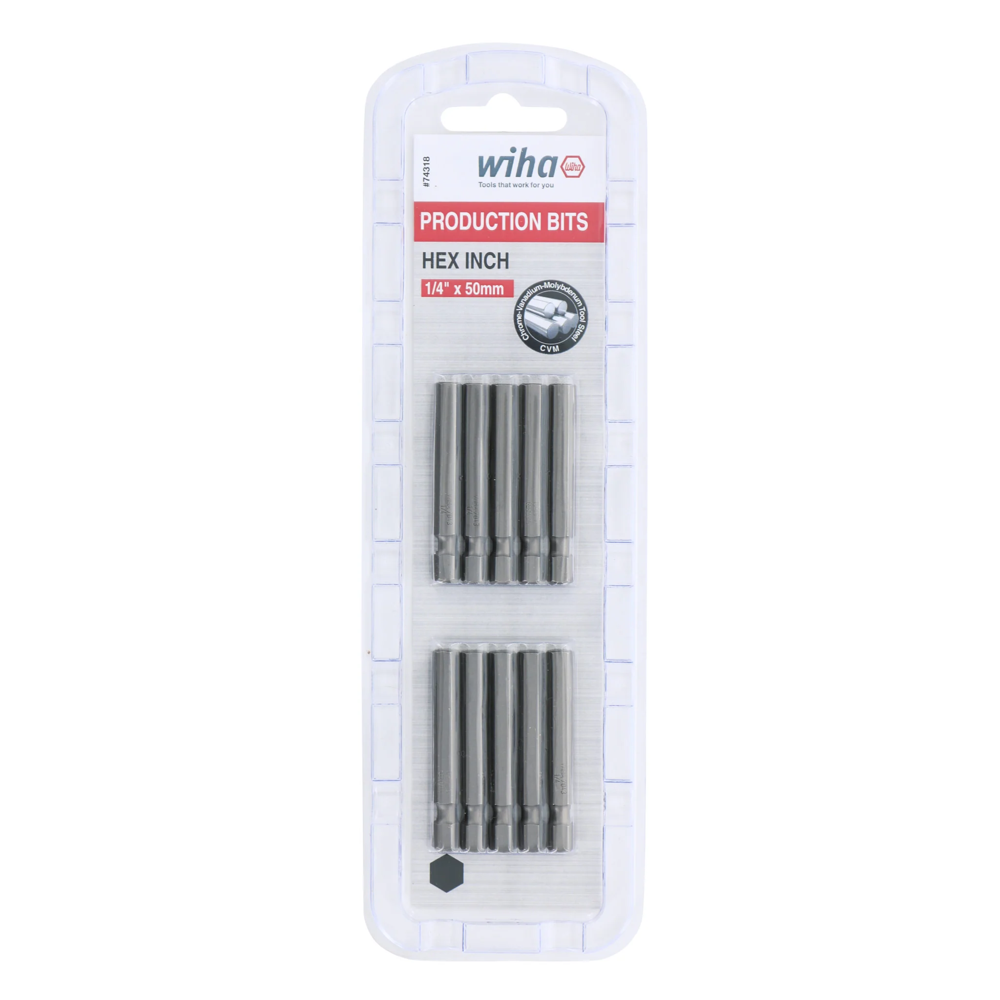 Hex Bit 1/4 - 50mm - 10 Pack - Image 3
