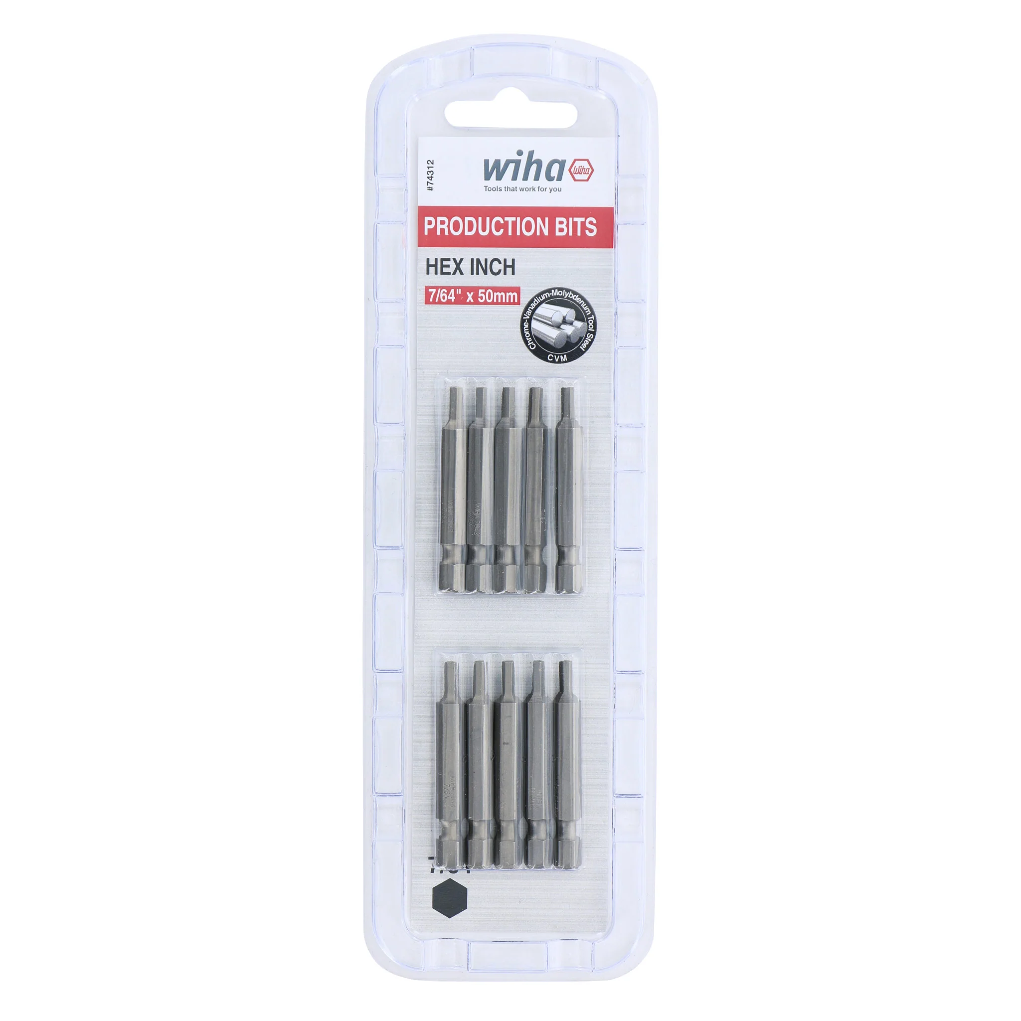 Hex Bit 7/64 - 50mm - 10 Pack - Image 3