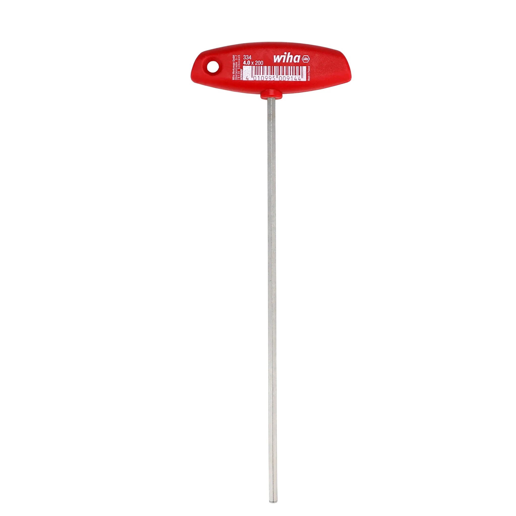 Classic Grip Hex Metric T-Handle 4.0mm