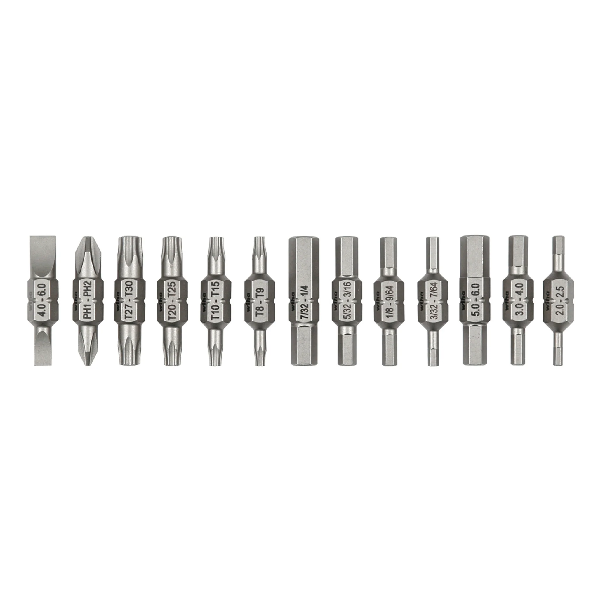13 Piece Double End Bit Reload Set for Industrial 26-In-1 Ultra Driver (77792)
