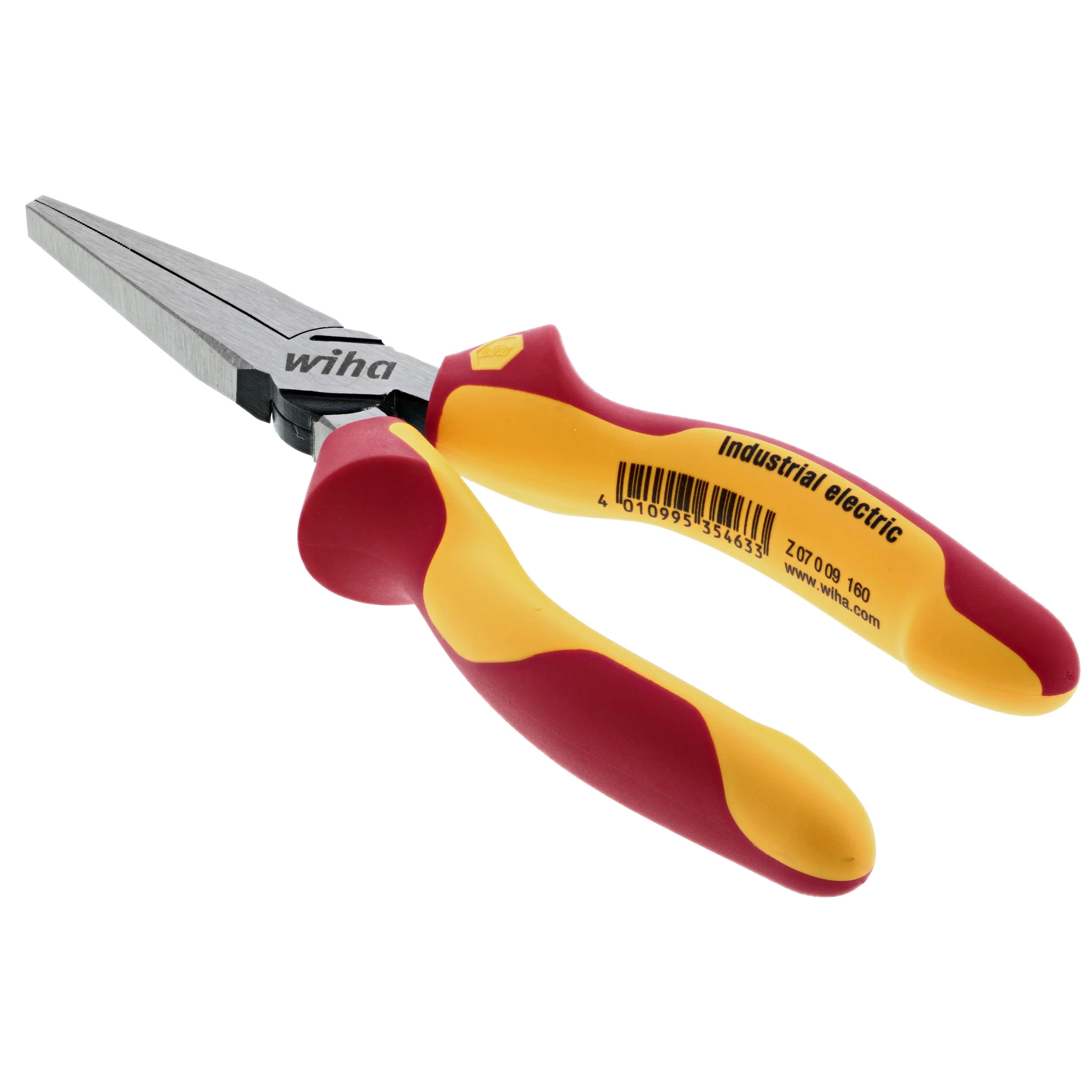 Insulated Industrial Long Flat Nose w/Cutters 6.3" - Image 5