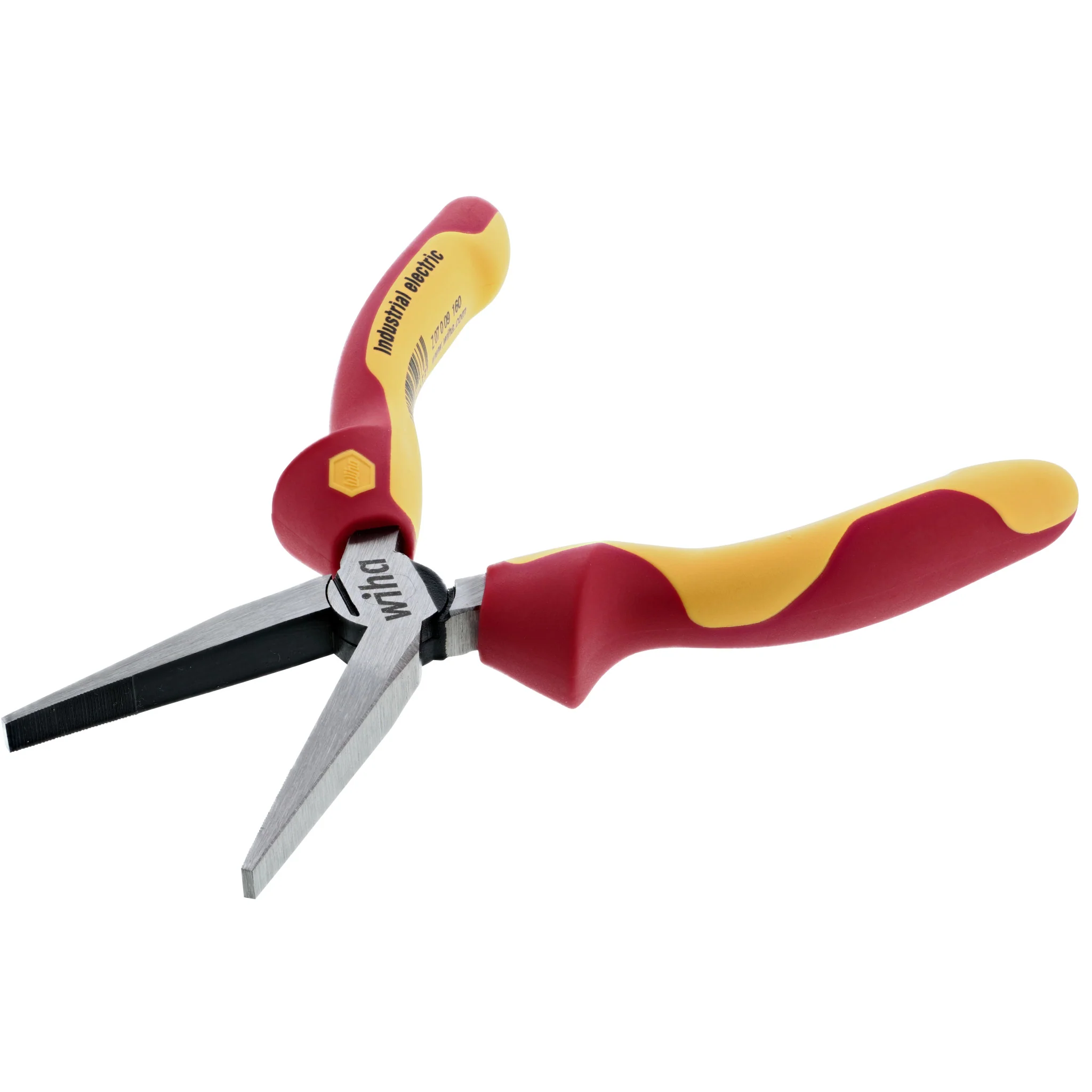 Insulated Industrial Long Flat Nose w/Cutters 6.3" - Image 6