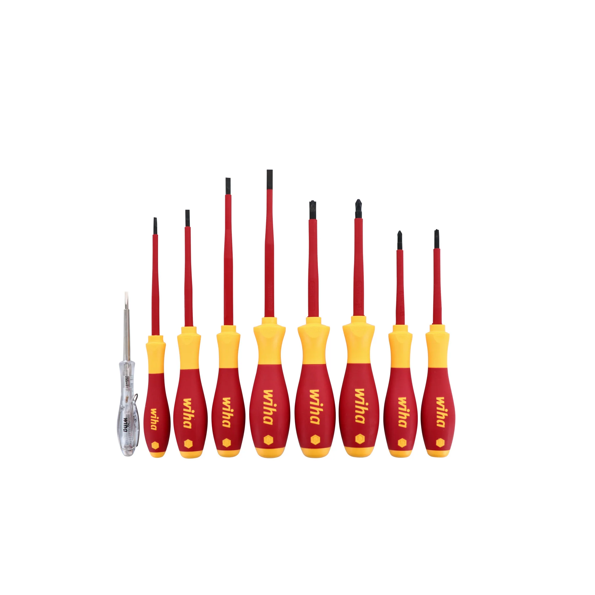 9 Piece Insulated SoftFinish Screwdriver and Voltage Detector Set - Image 3