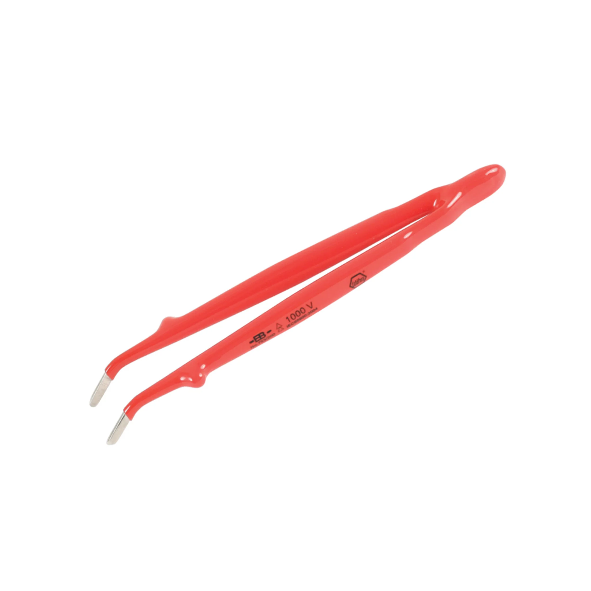 Insulated Tweezers Angled Blunt 8" - Image 2