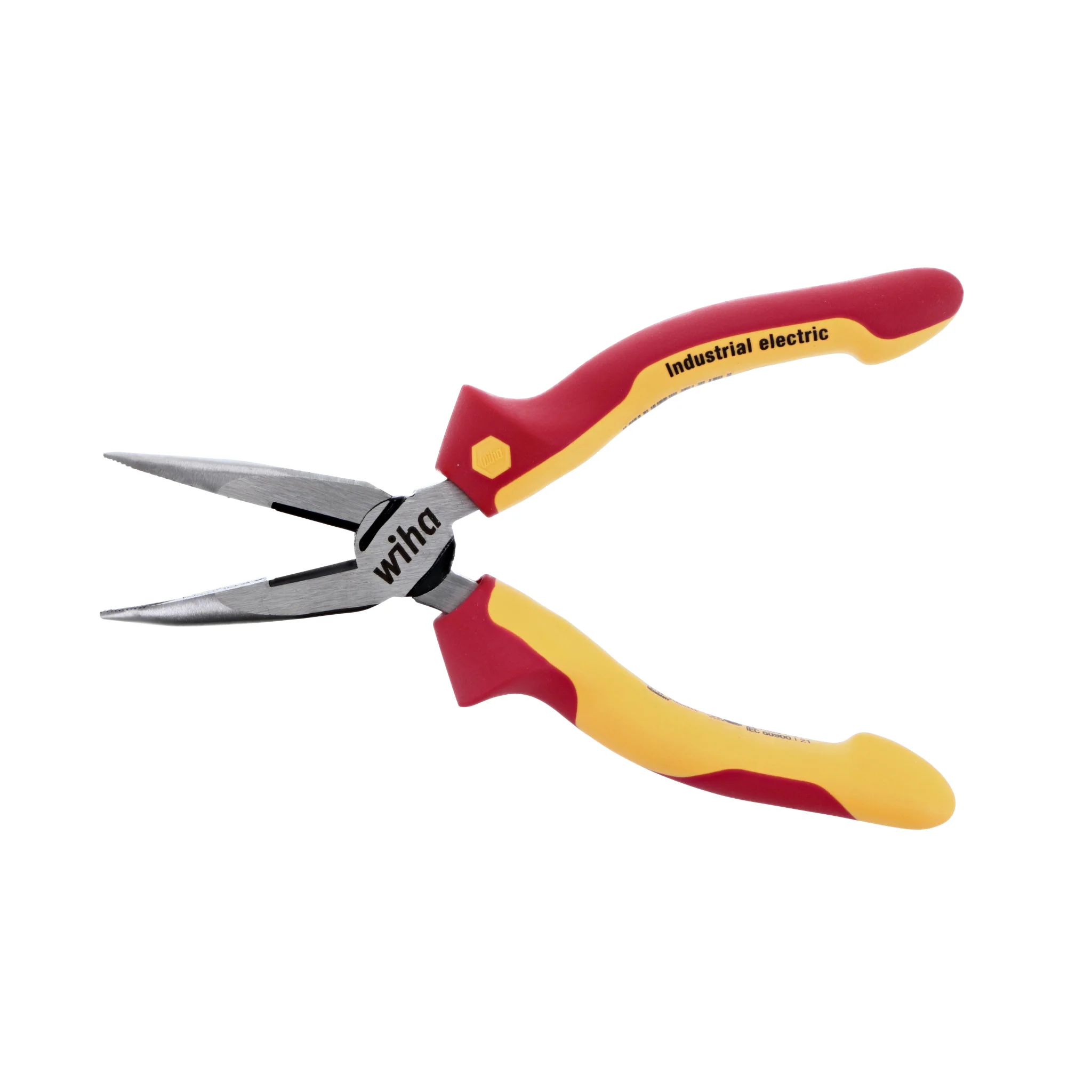 Insulated Bent Nose Pliers 6.3" - Image 2