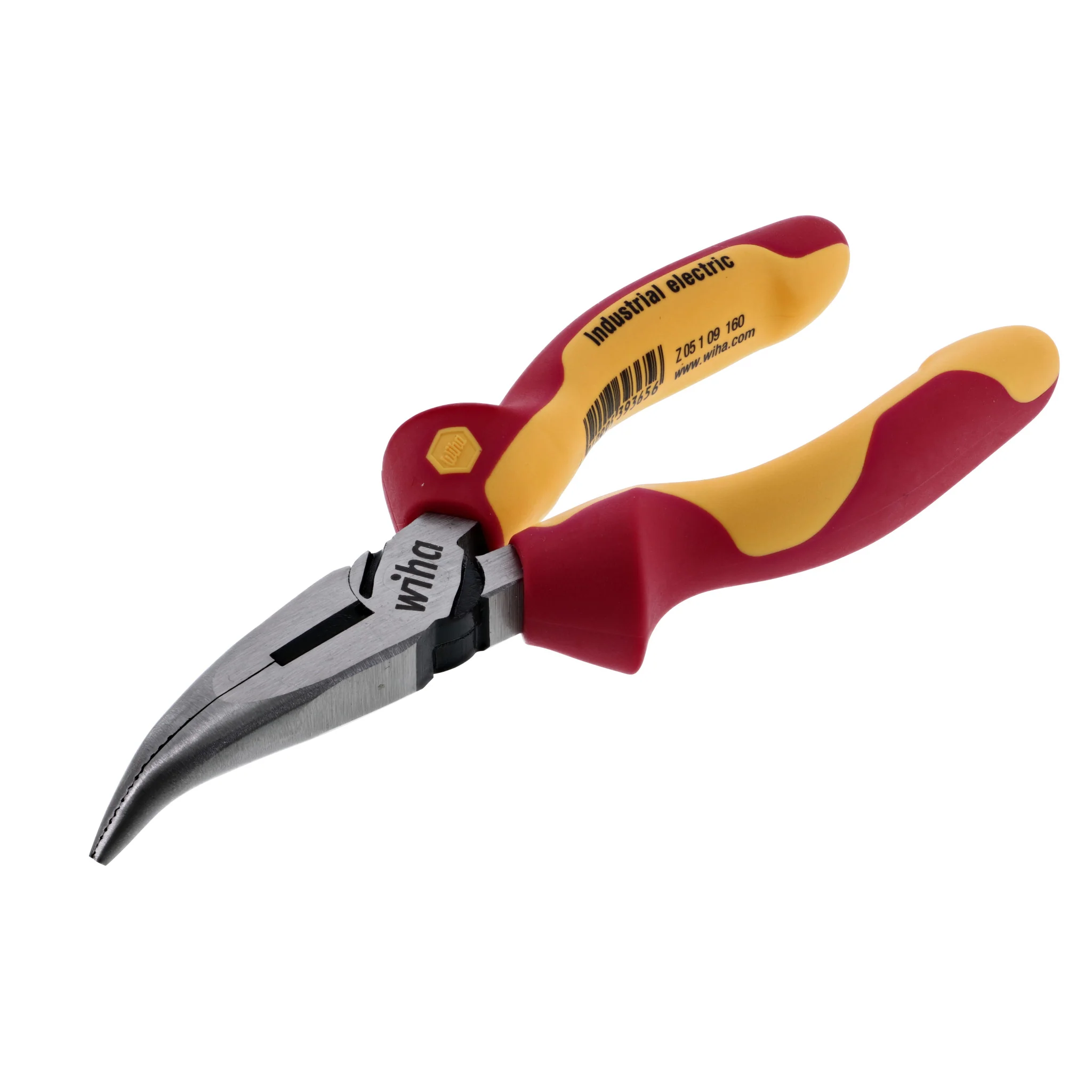 Insulated Bent Nose Pliers 6.3" - Image 3