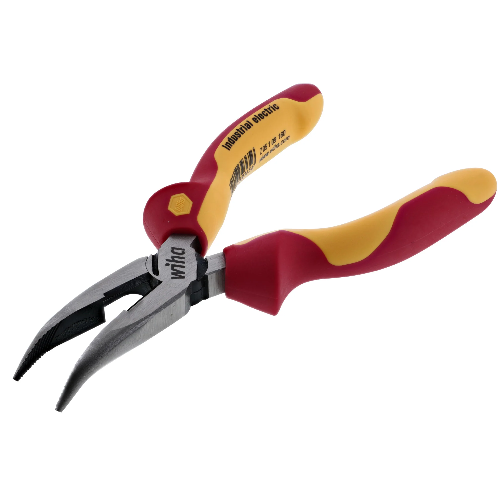 Insulated Bent Nose Pliers 6.3" - Image 4
