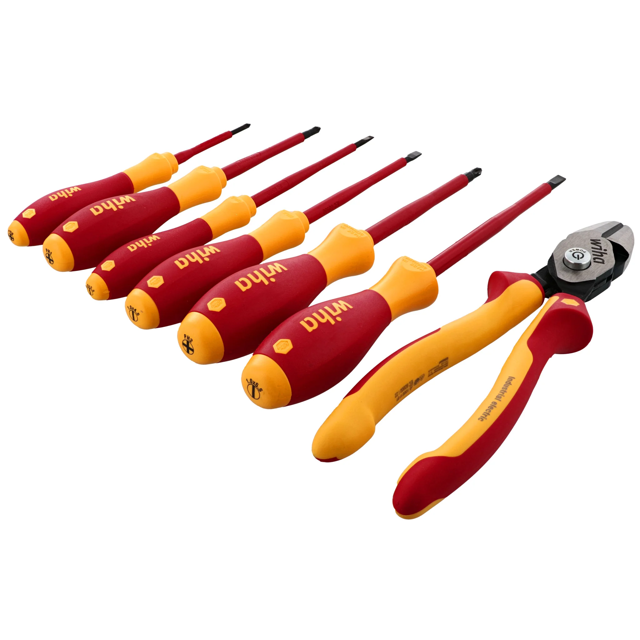 7 Piece Insulated BiCut Compound Cutters and Screwdriver Set - Image 2