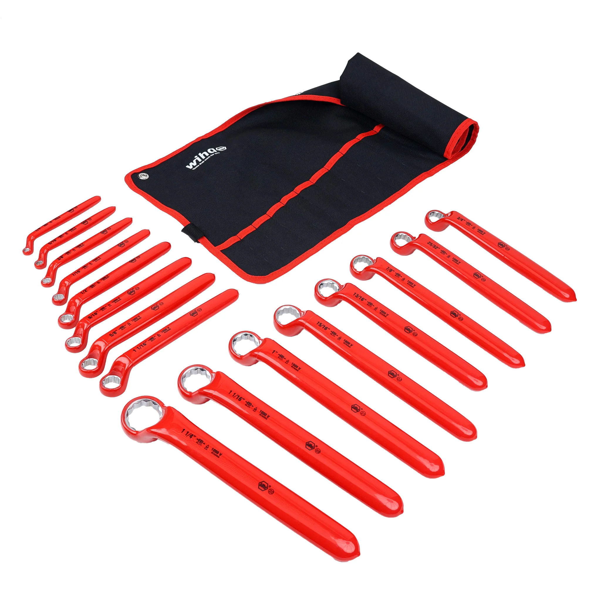 16 Piece Insulated Deep Offset Wrench Set - SAE - Image 3