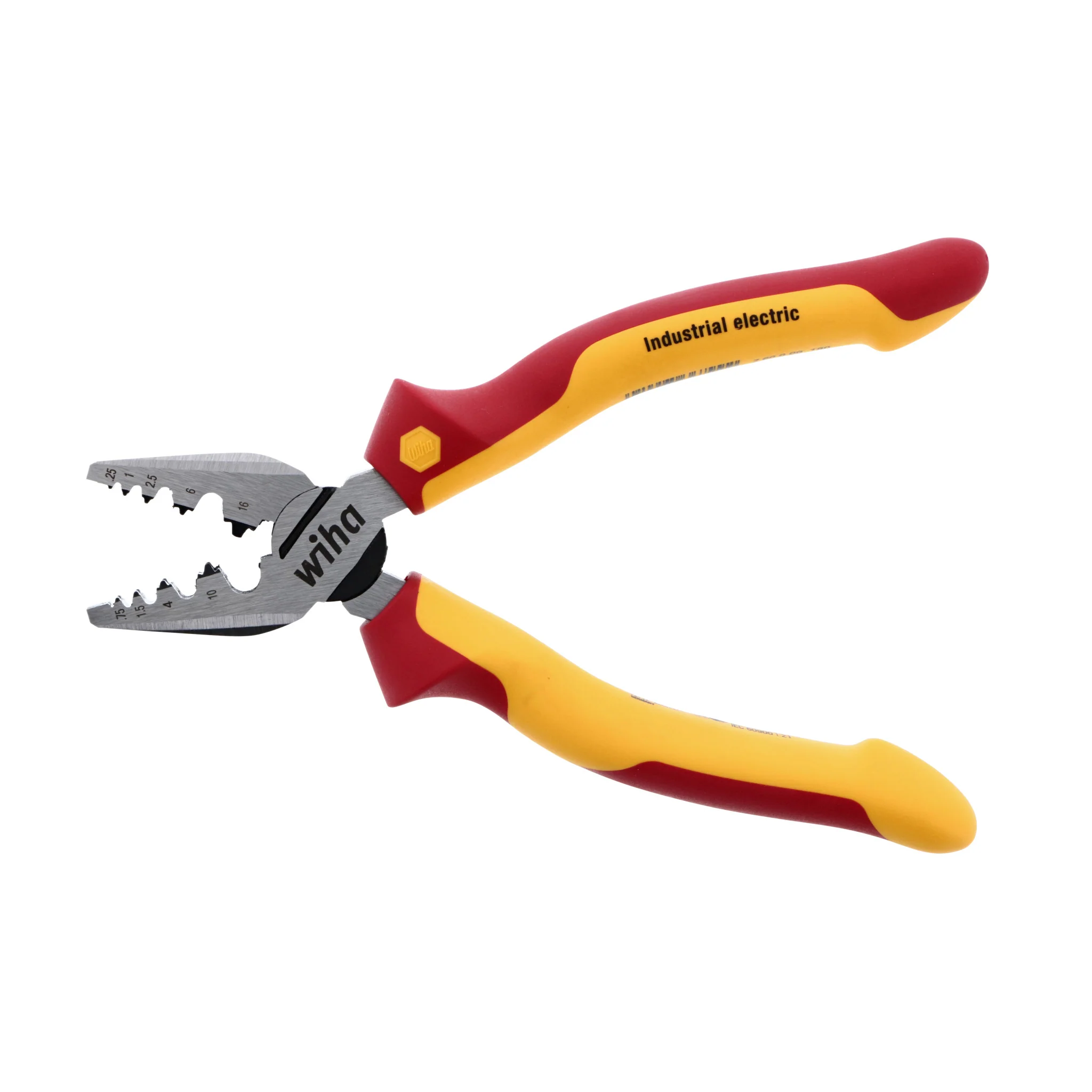 Insulated Industrial Crimping Pliers 7" - Image 3