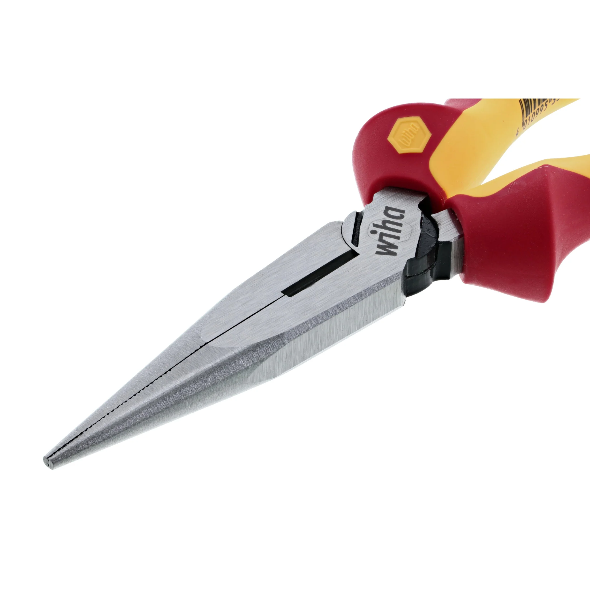 Insulated Industrial Long Nose Pliers w/ Cutters 8" - Image 5