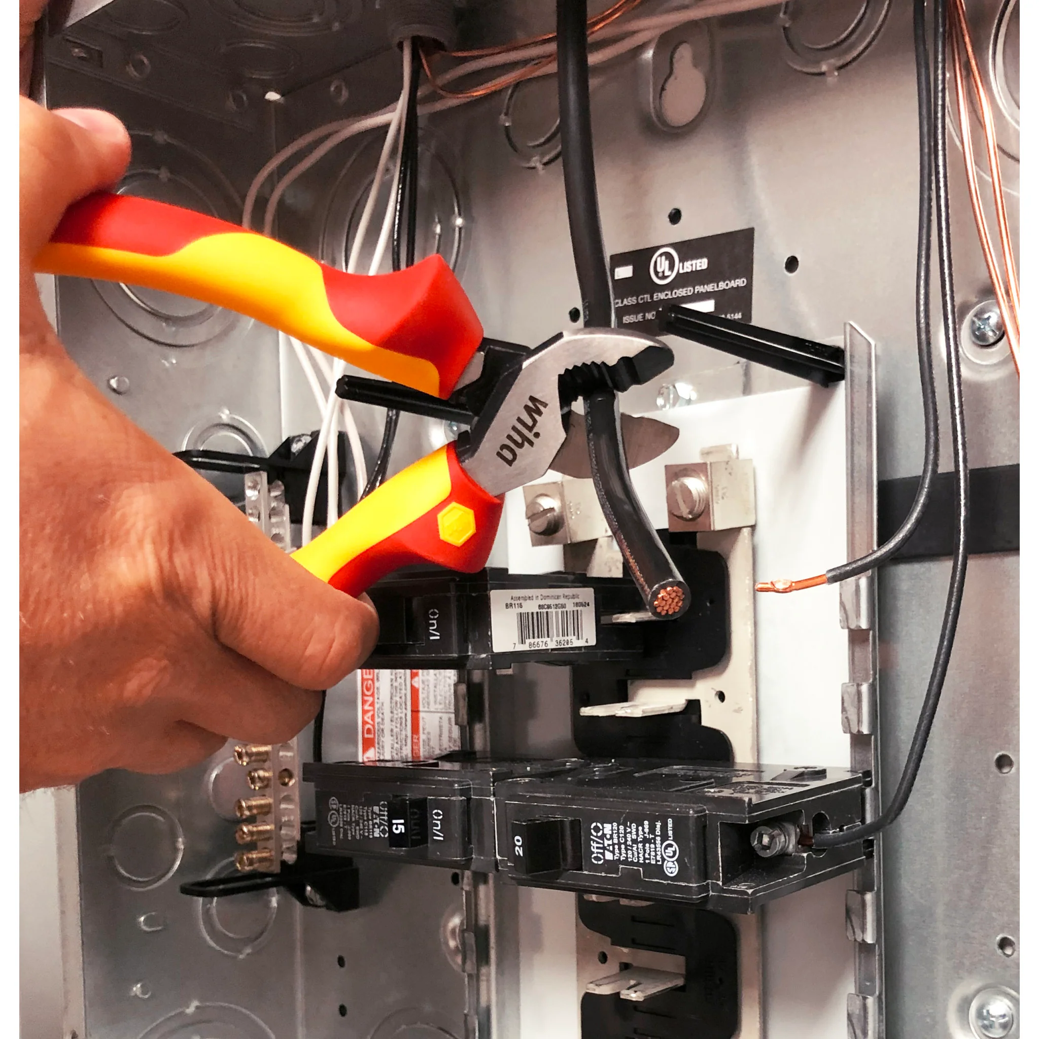Insulated Industrial Cable Cutters 8.0" - Image 8