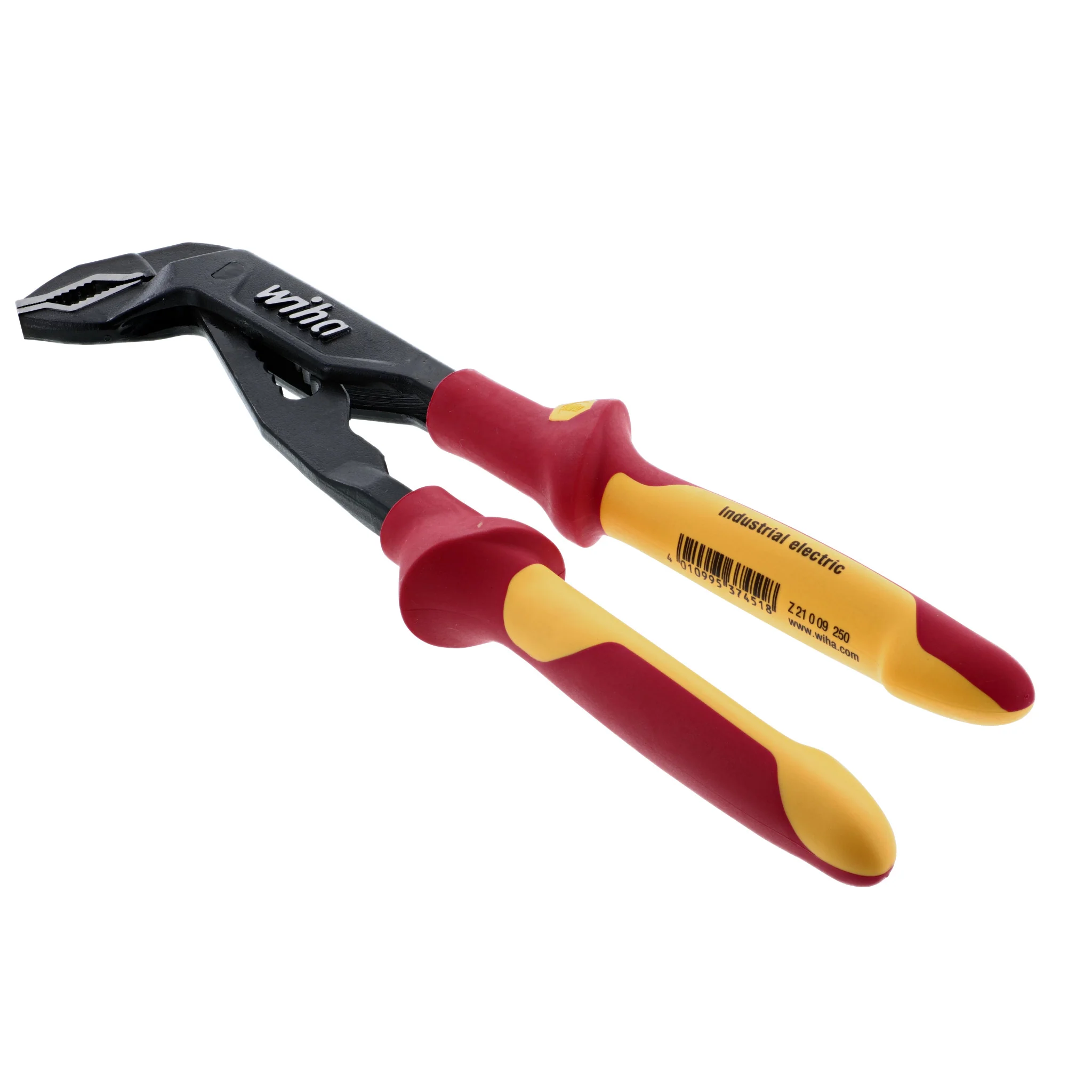 Insulated Industrial V-Jaw Tongue and Groove Pliers 10.0" - Image 4