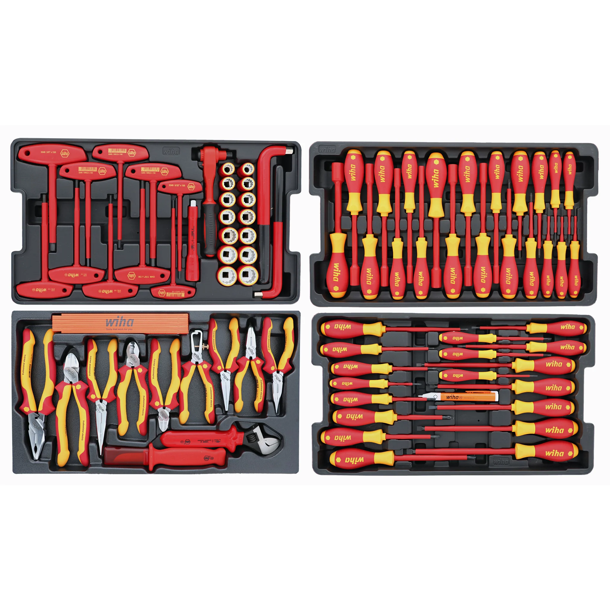 112 Piece Master Electrician's Insulated Tools Set In Rolling Hard Case - Image 4