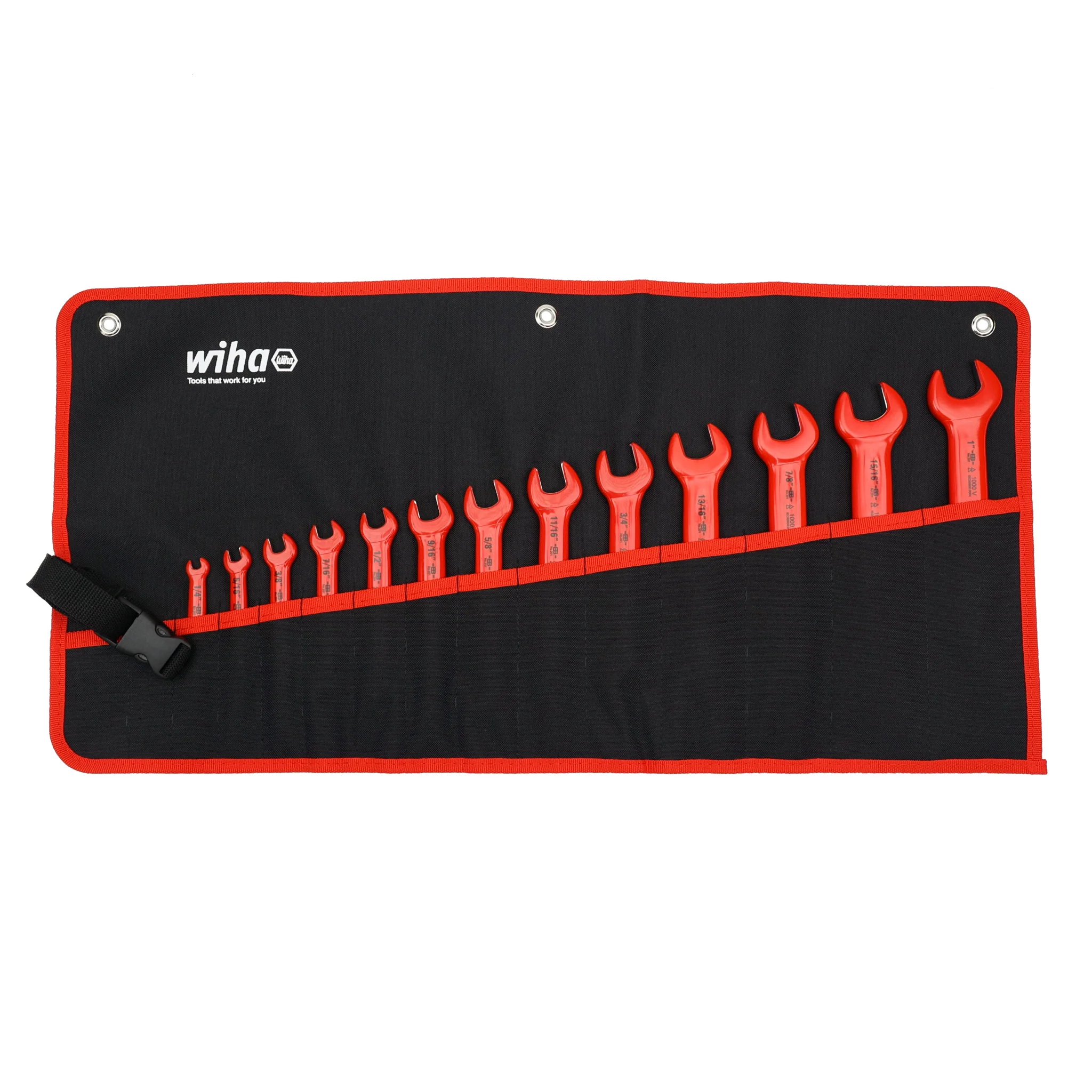 13 Piece Insulated Open End Wrench Tray Set - Metric - Image 5