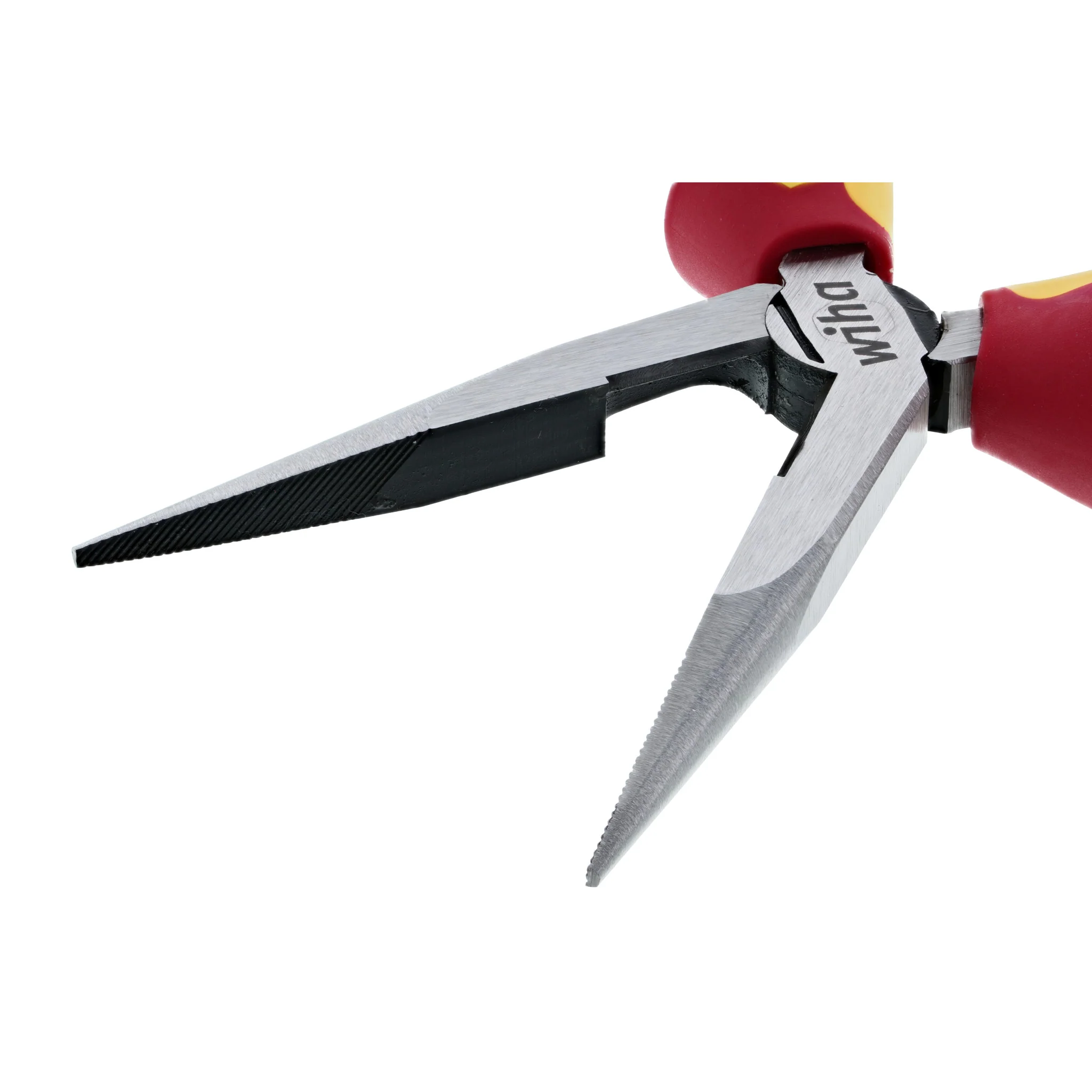 Insulated Industrial Long Nose Pliers w/ Cutters 8" - Image 6