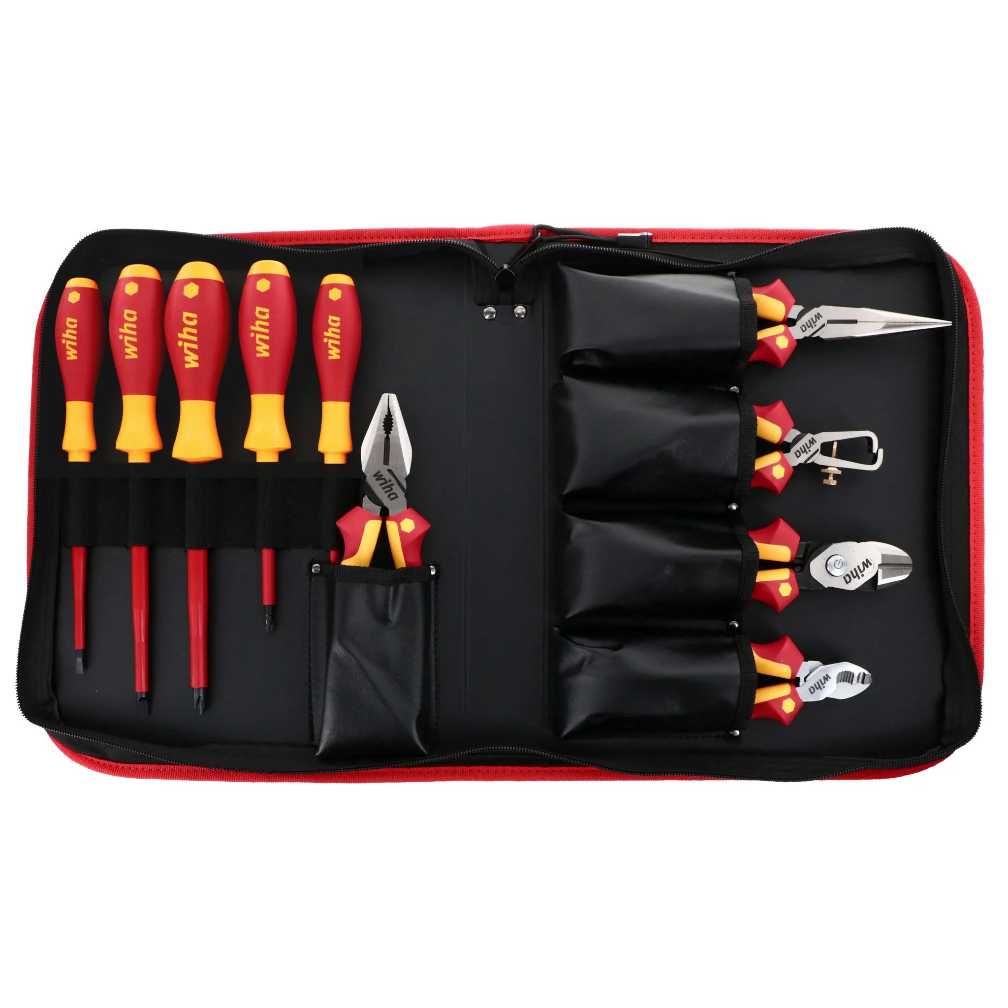 10 Piece Insulated Pliers Cutters and Screwdriver Set - Image 2
