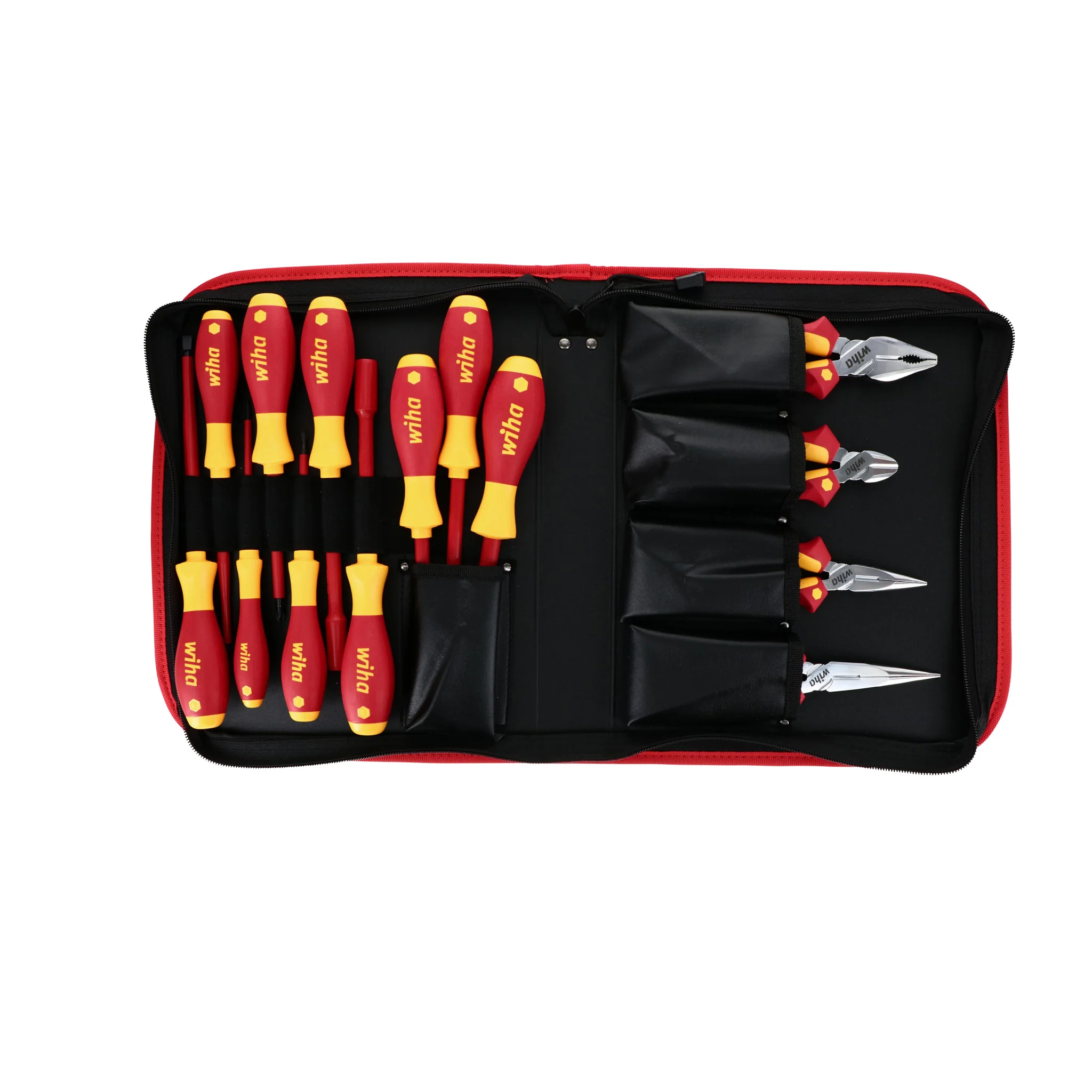 14 Piece Insulated Pliers Cutters Screwdriver and Nut Driver Set - Image 2