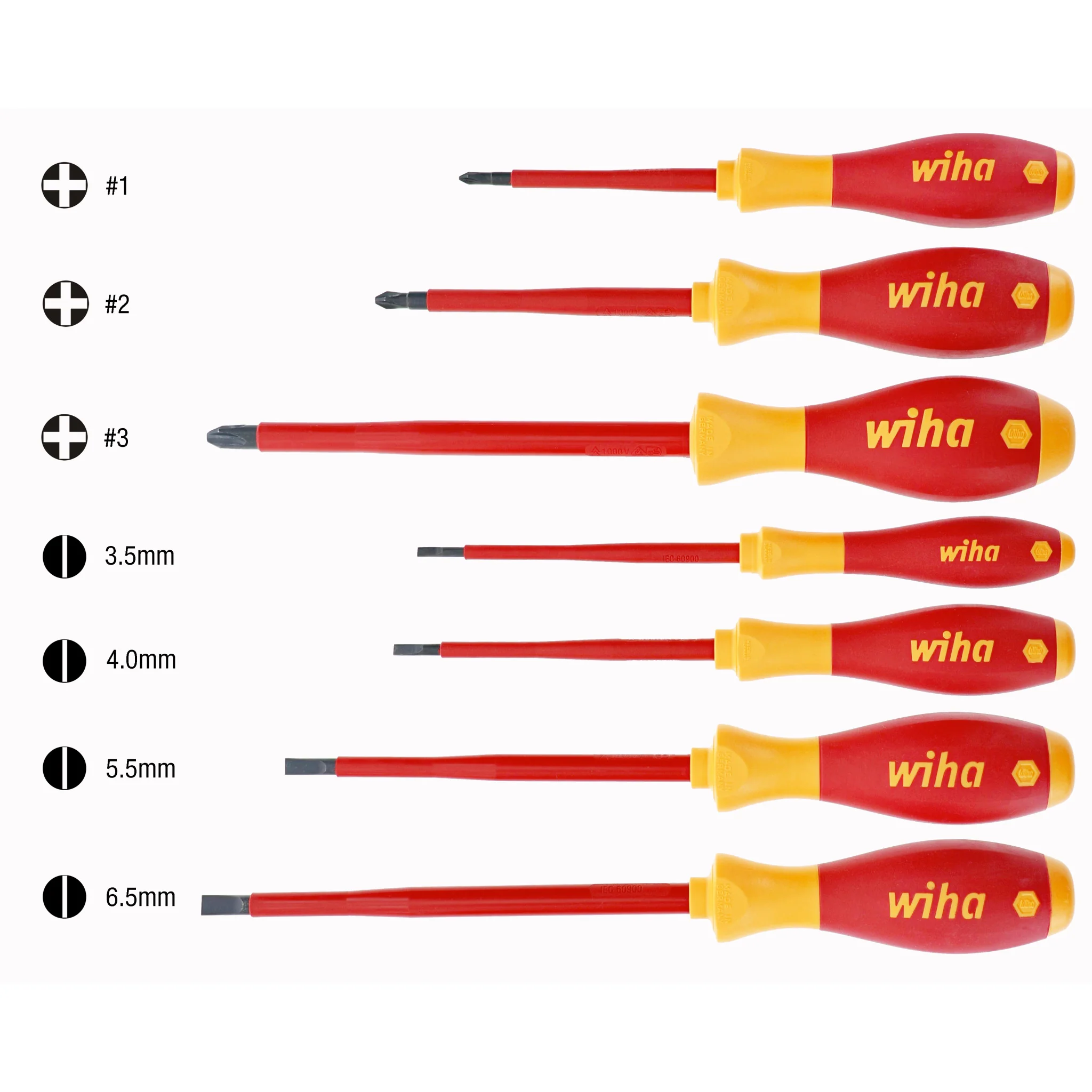 7 Piece Insulated SoftFinish Screwdriver Set - Image 6