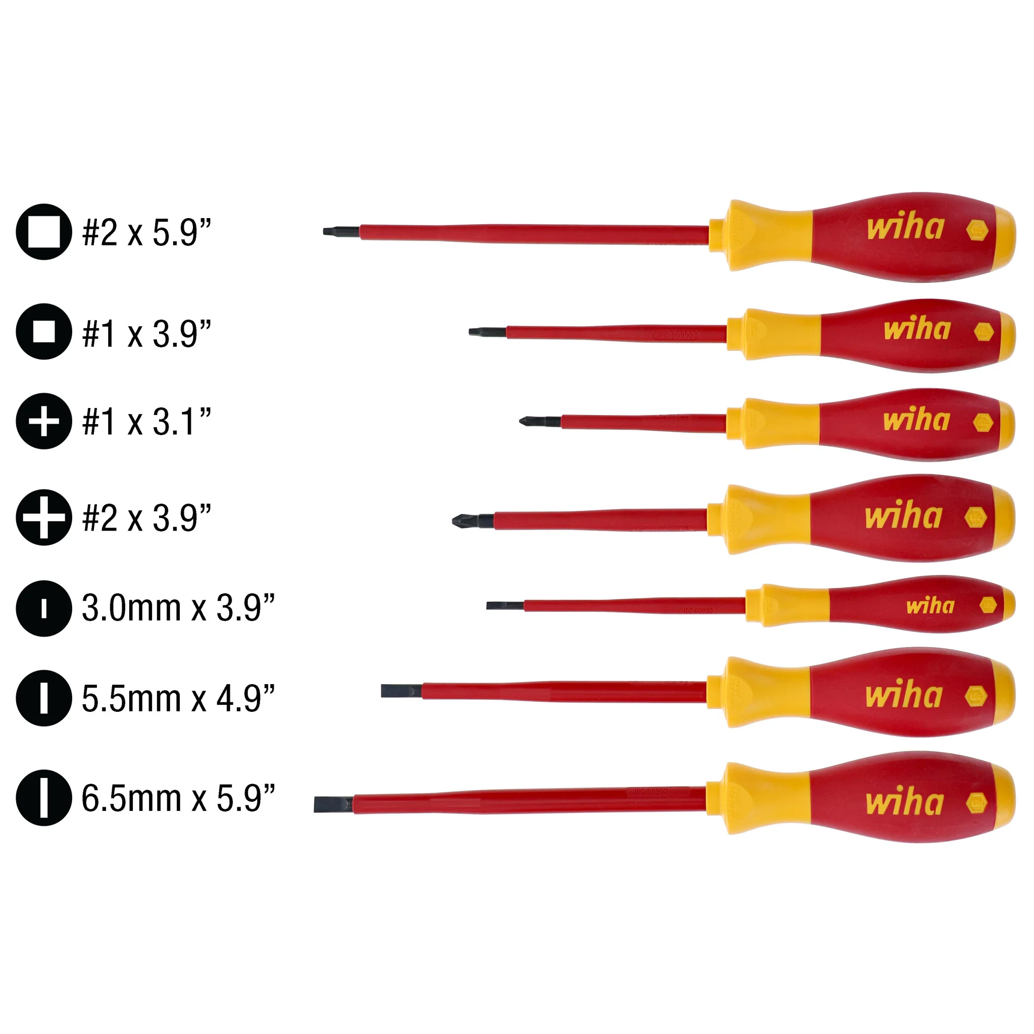 7 Piece Insulated SoftFinish Screwdriver Set - Image 6